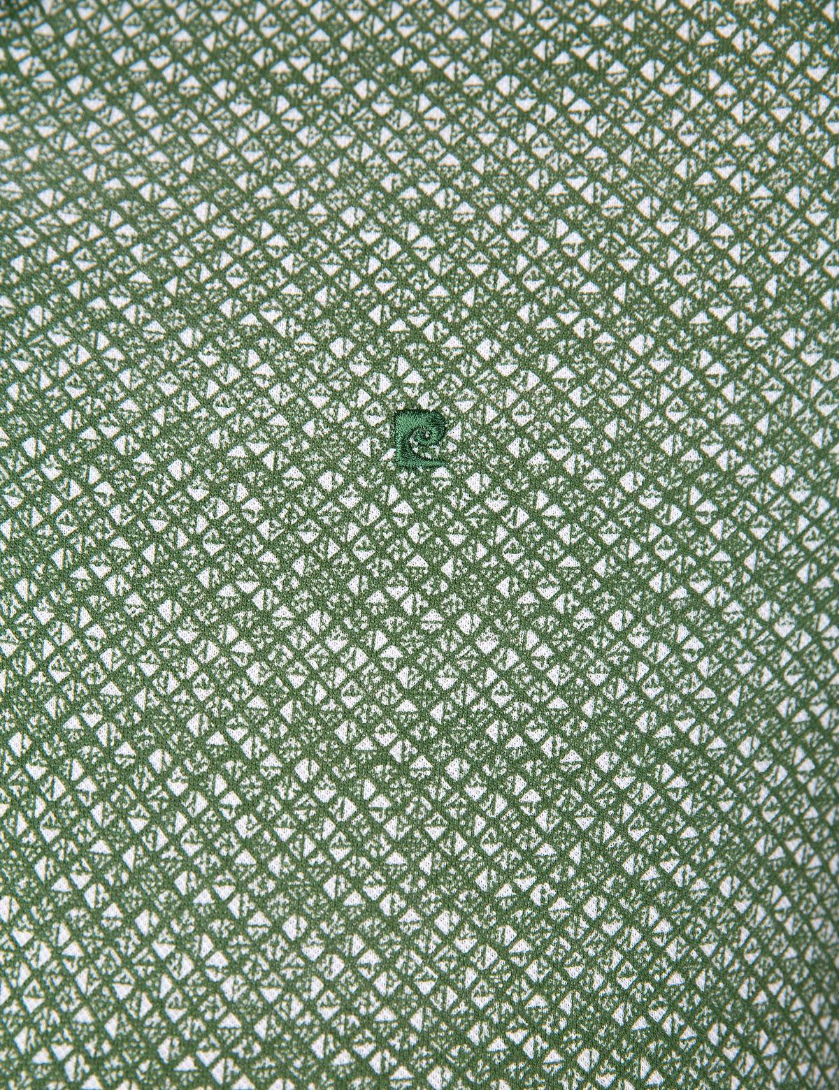 Yeşil Slim Fit Polo Yaka T-Shirt - 50210718012