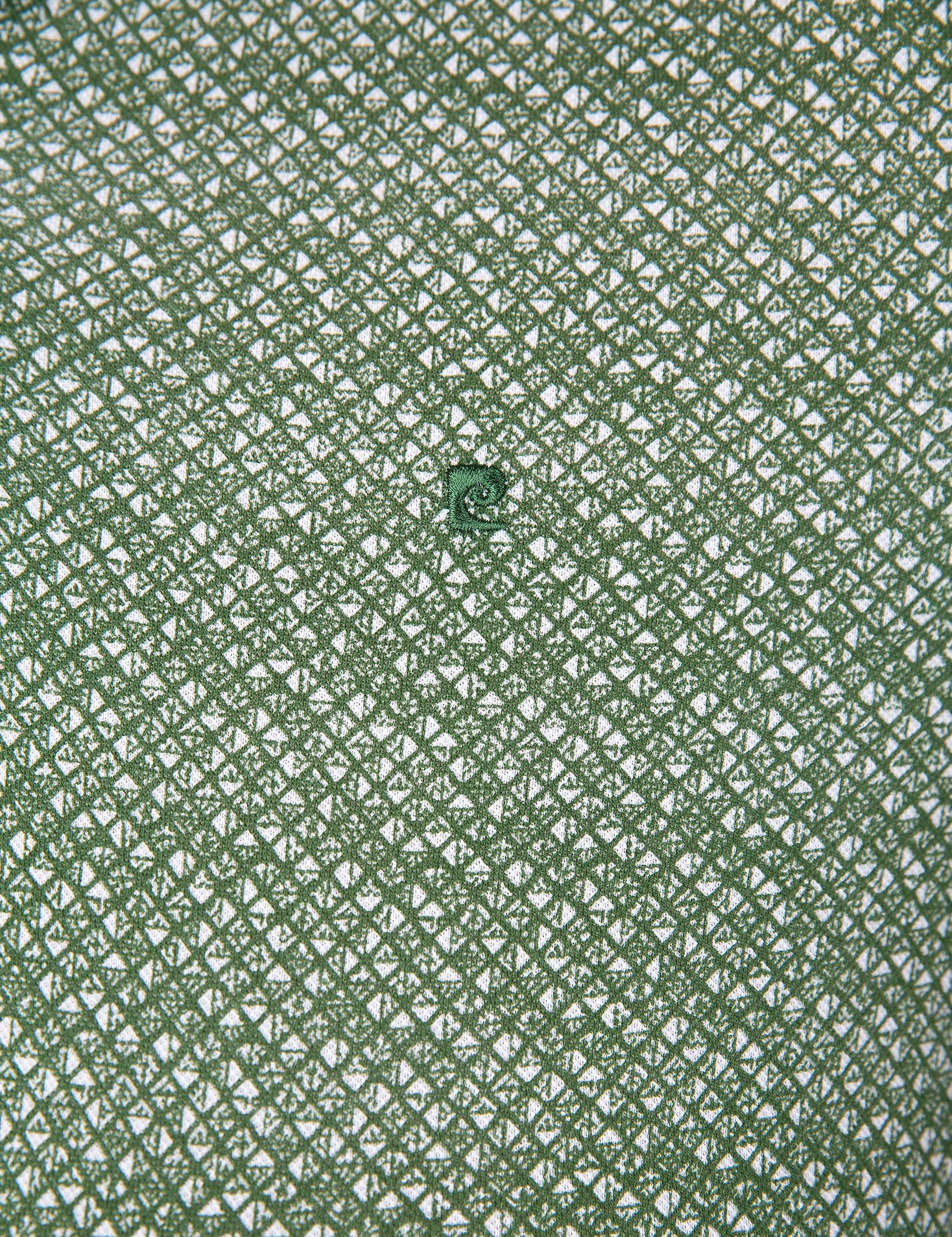 Yeşil Slim Fit Polo Yaka T-Shirt