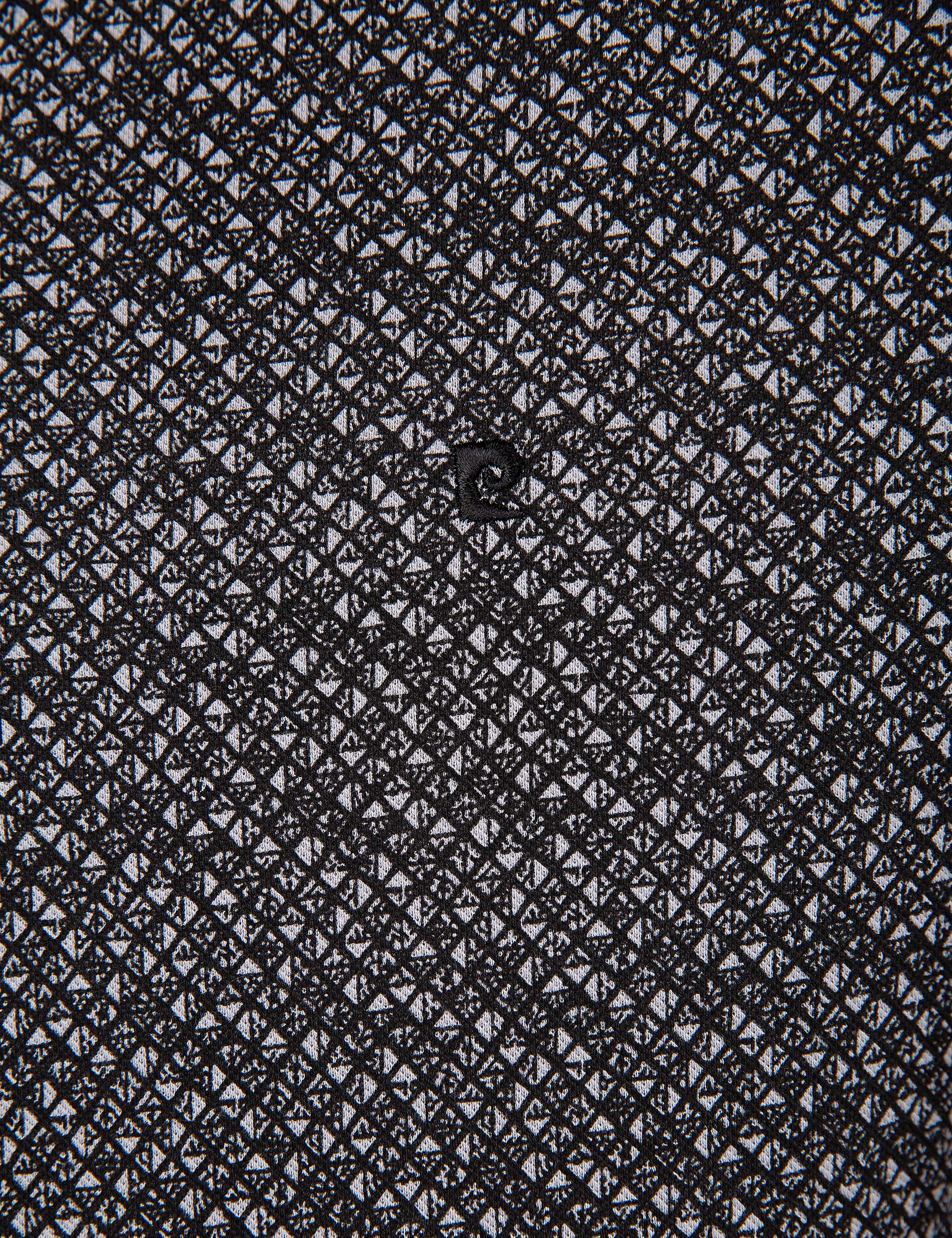 Siyah Slim Fit Polo Yaka T-Shirt - Image 5
