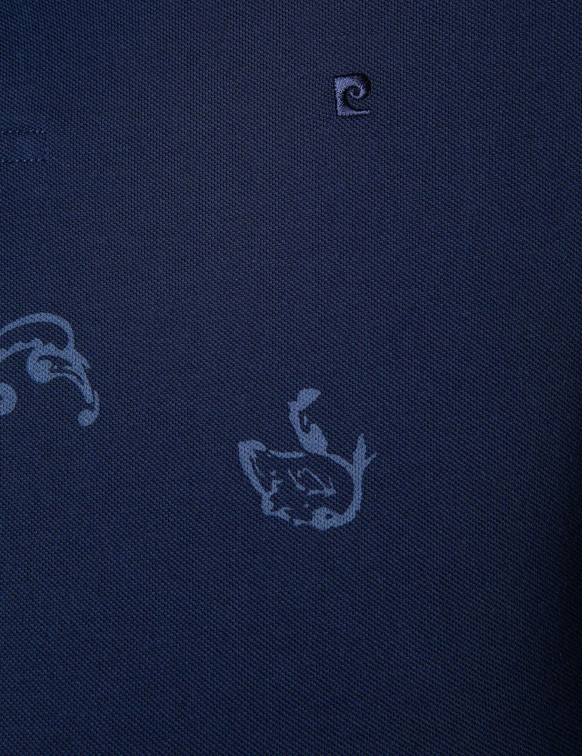 Lacivert Slim Fit Polo Yaka T-Shirt - 50210719002