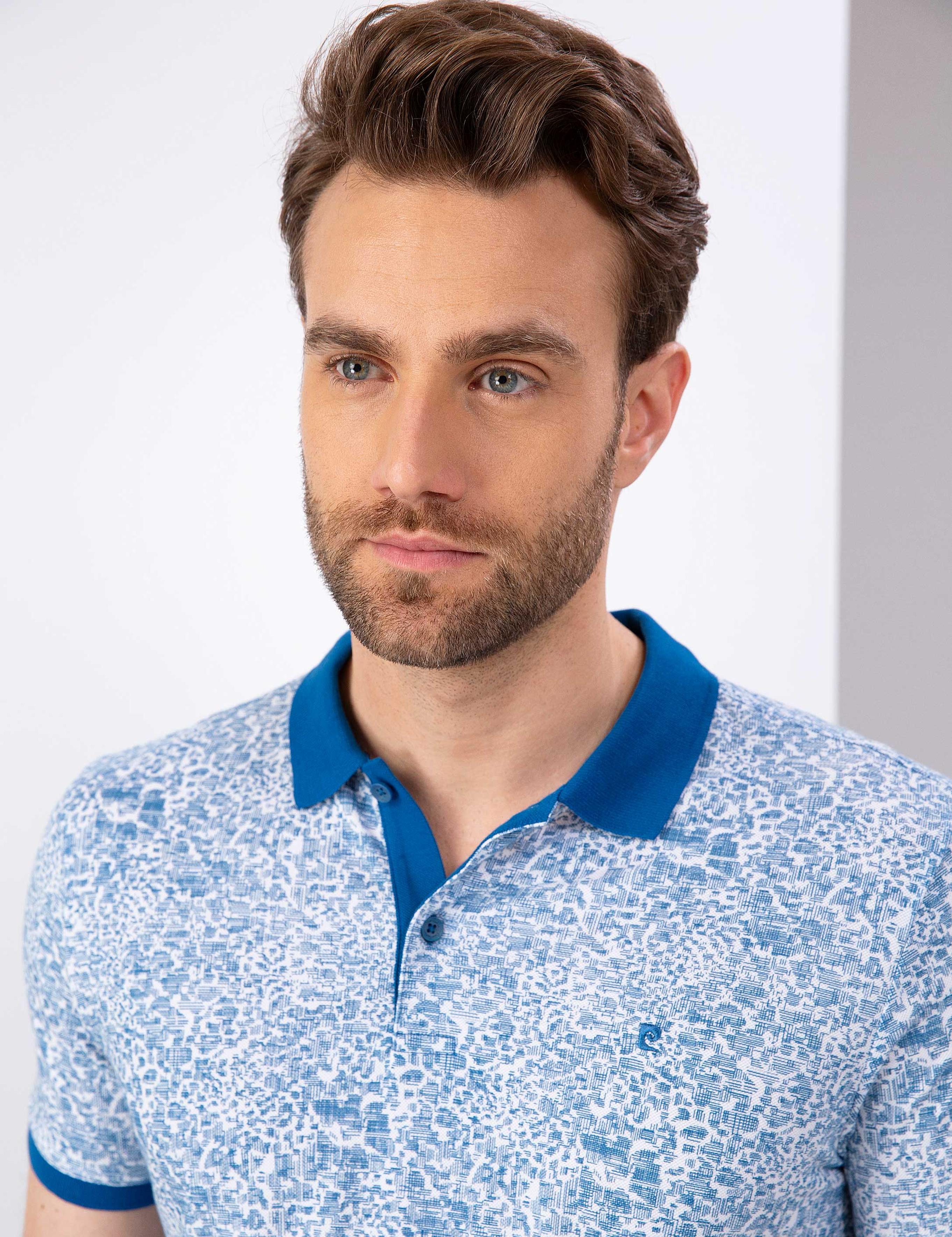 Mavi Slim Fit Polo Yaka Tişört