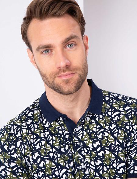 Lacivert Slim Fit Polo Yaka T-Shirt - 50210726012