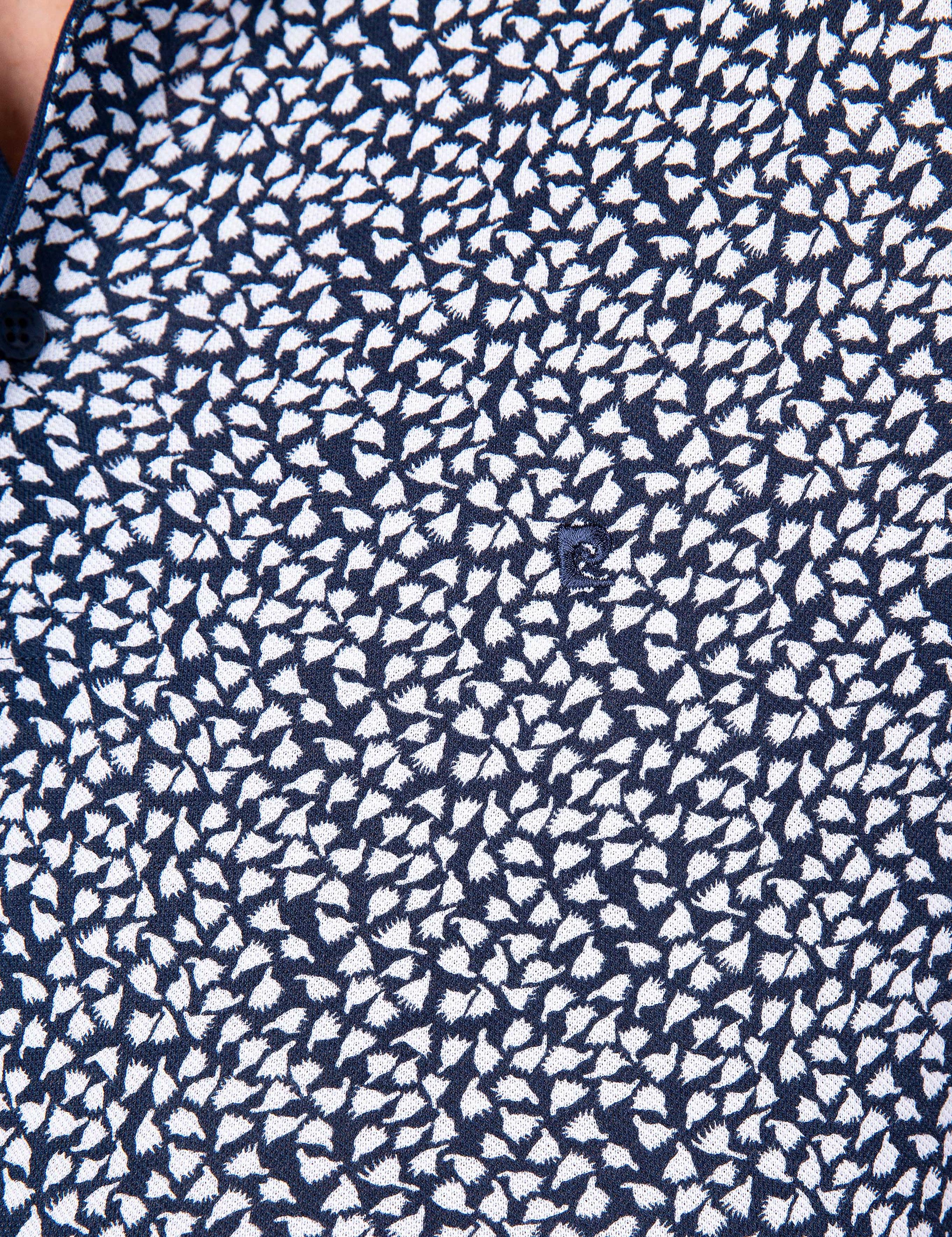 Lacivert Slim Fit Polo Yaka T-Shirt