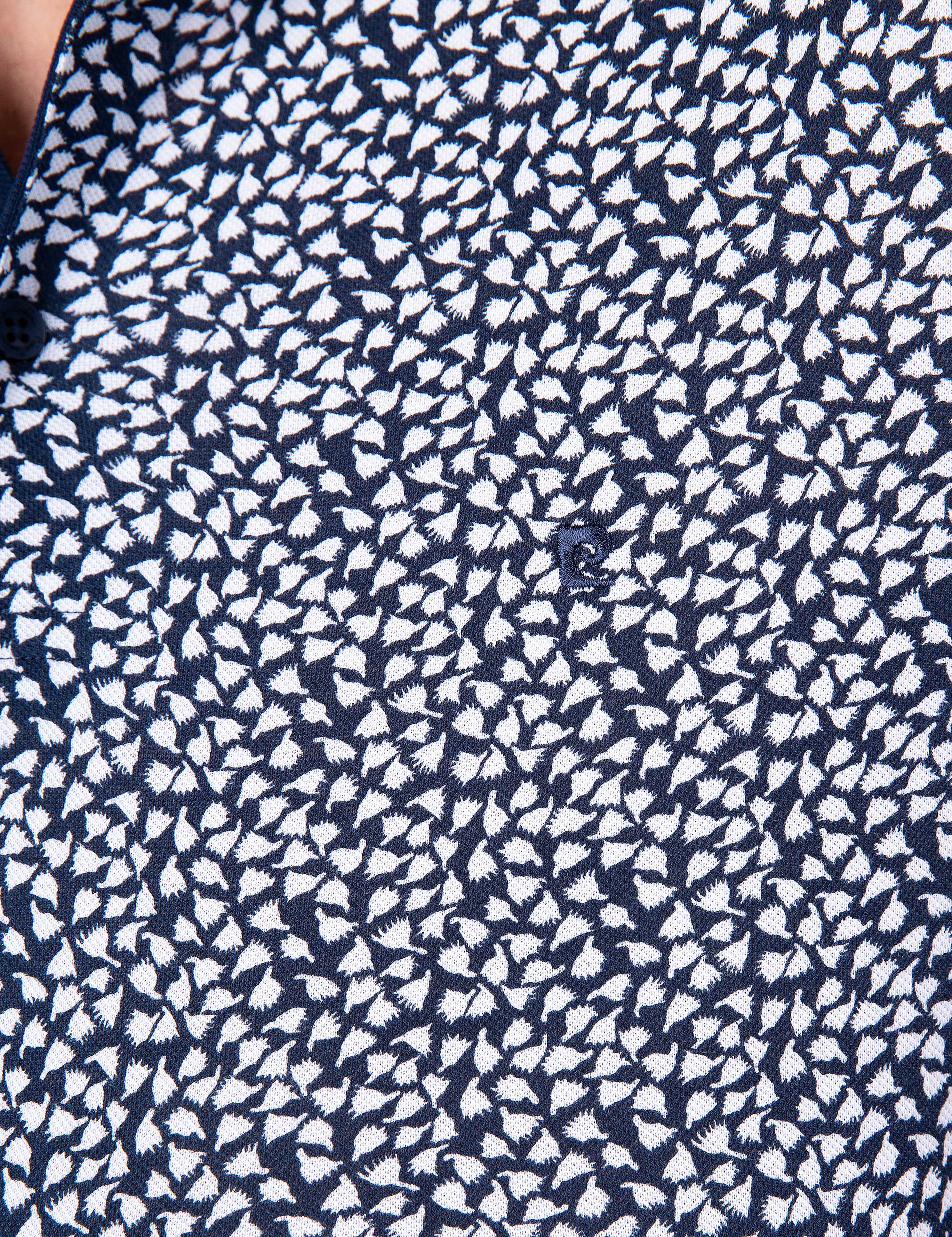 Lacivert Slim Fit Polo Yaka T-Shirt - Image 6