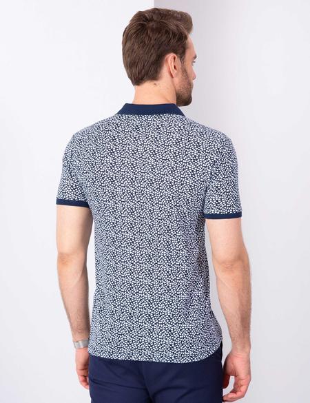 Lacivert Slim Fit Polo Yaka T-Shirt - 50210727002