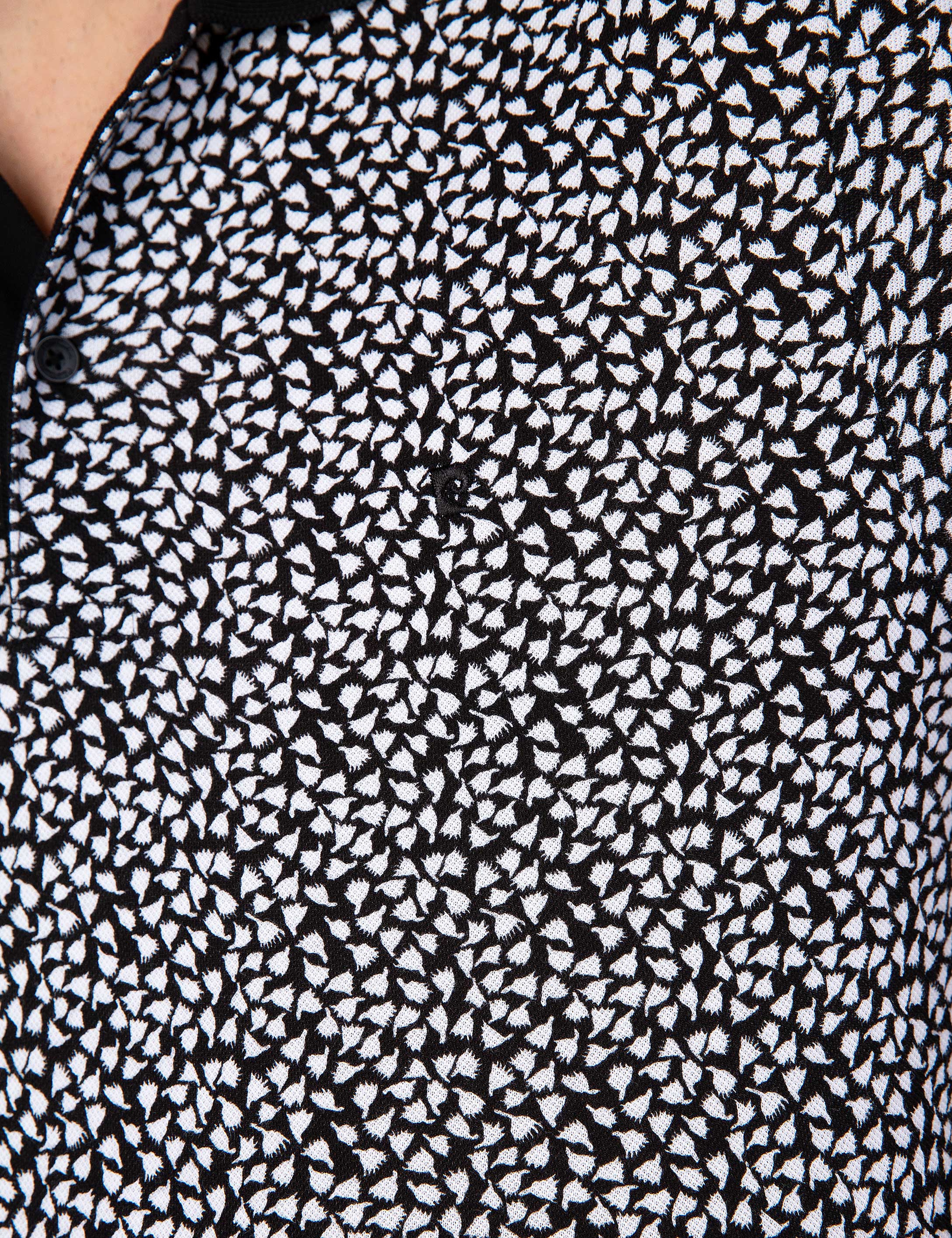 Siyah Slim Fit Polo Yaka T-Shirt
