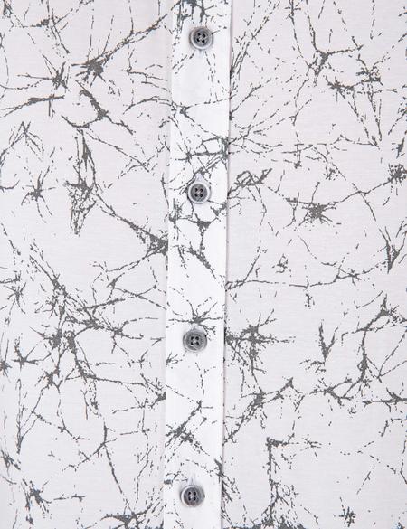 Gri Slim Fit Gömlek - 50210960008