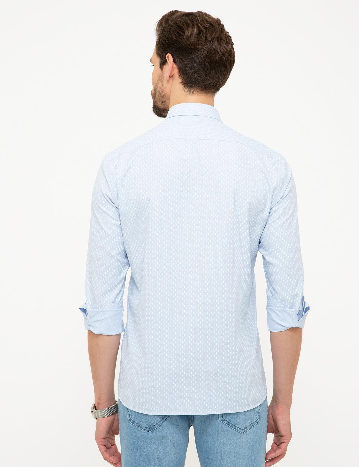 Açık Mavi Slim Fit Gömlek - 50211171008