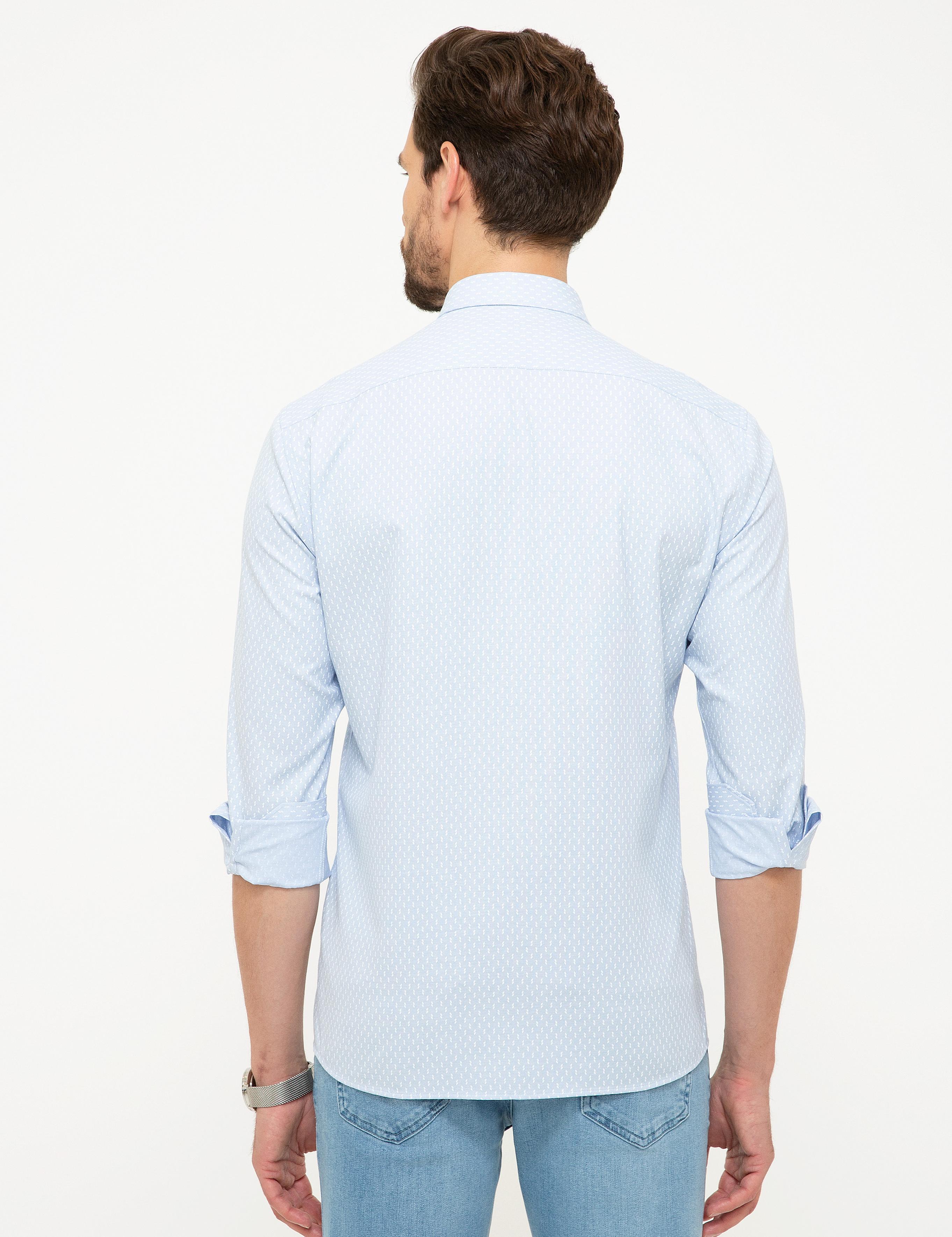 Açık Mavi Slim Fit Gömlek