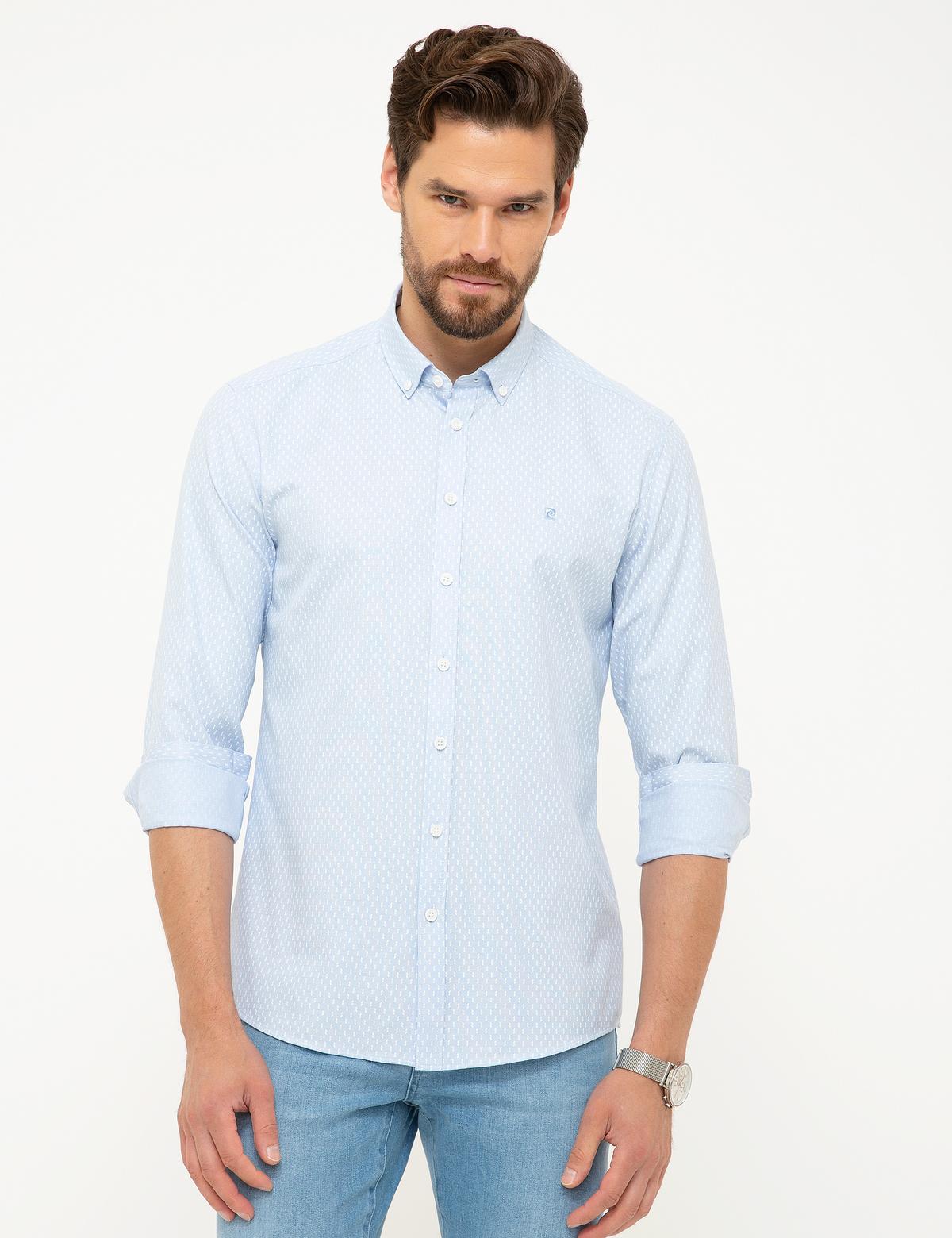 Açık Mavi Slim Fit Gömlek