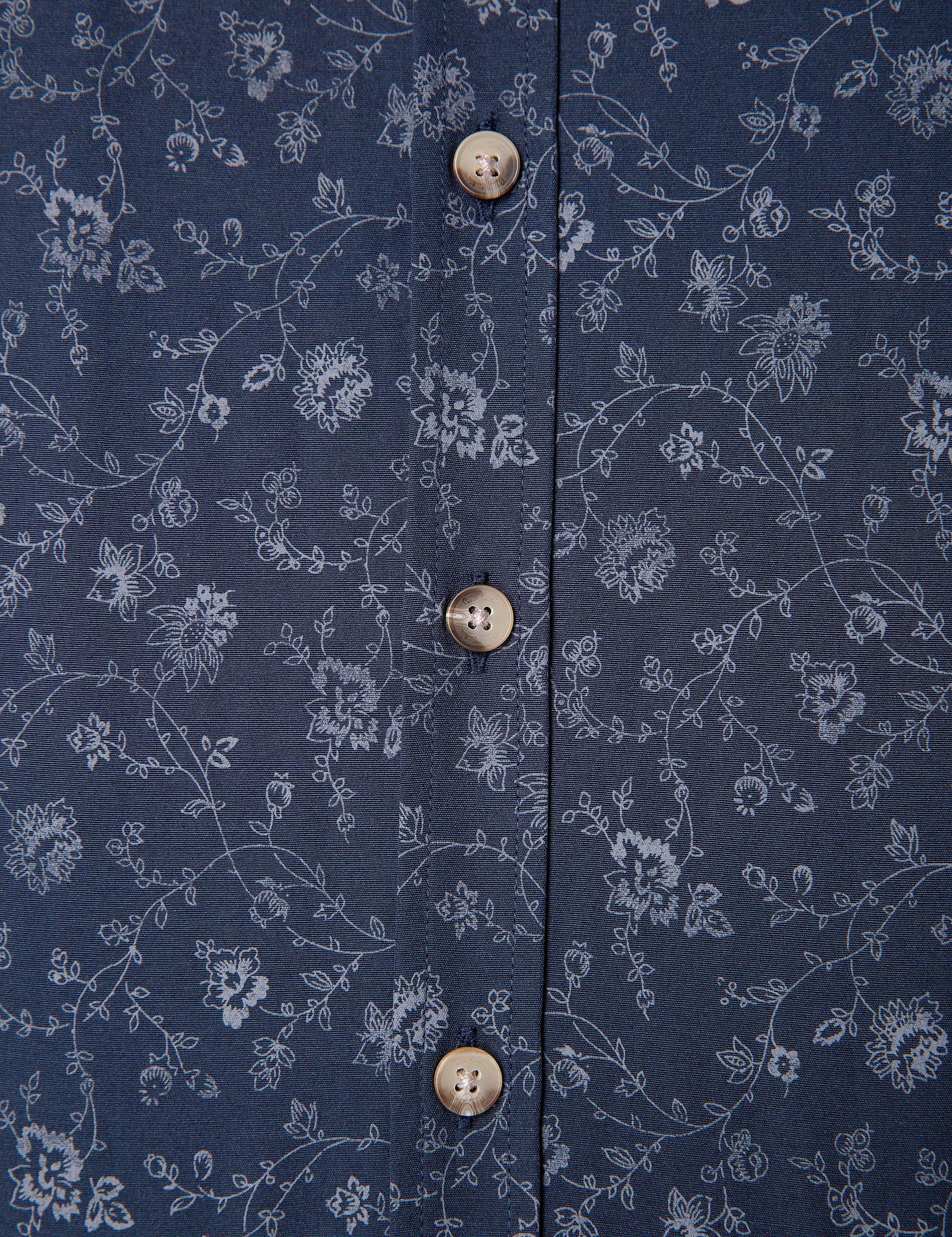 Lacivert Slim Fit Gömlek