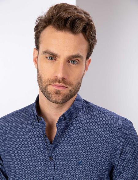 Lacivert Slim Fit Gömlek - 50211173011