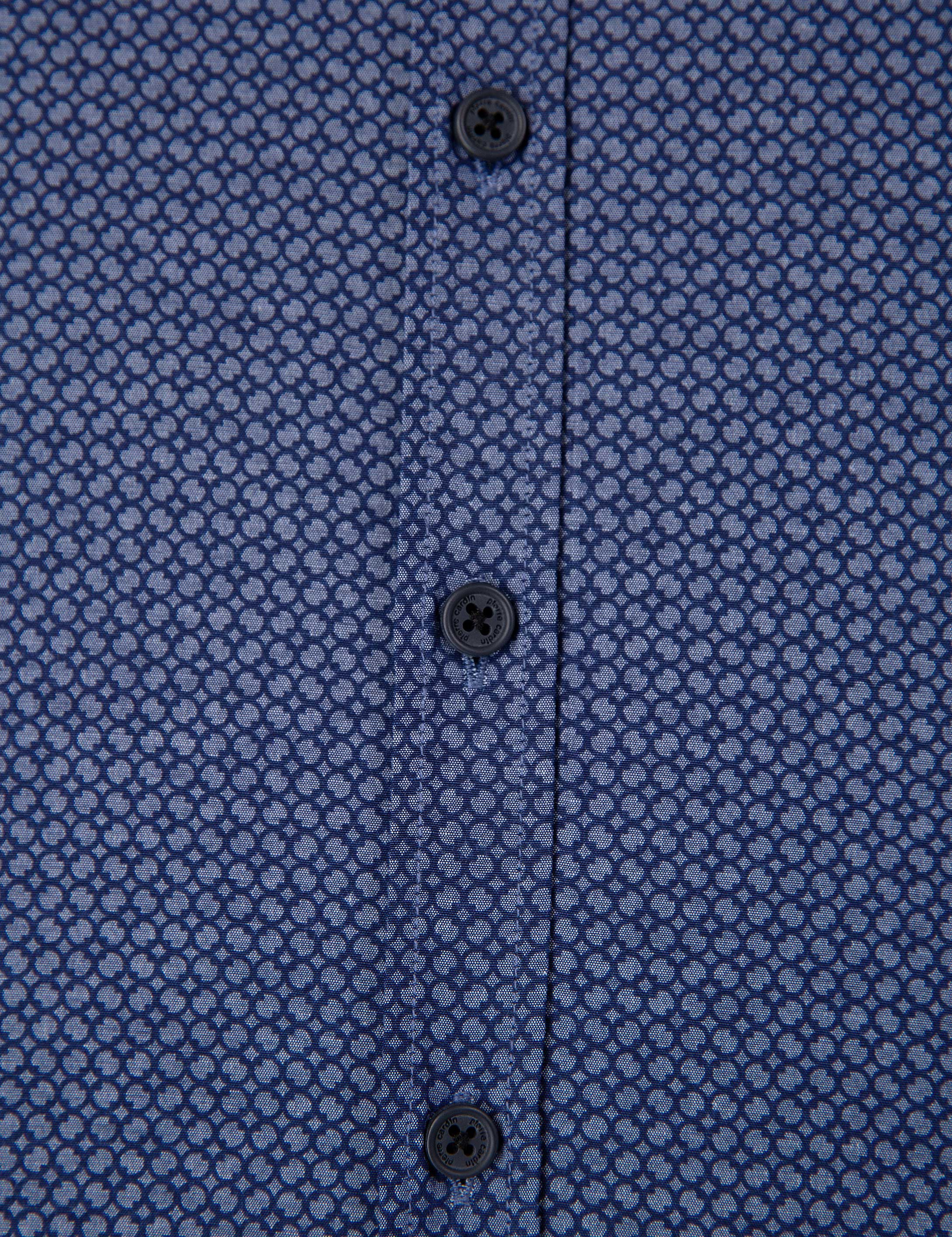 Lacivert Slim Fit Gömlek - Image 6