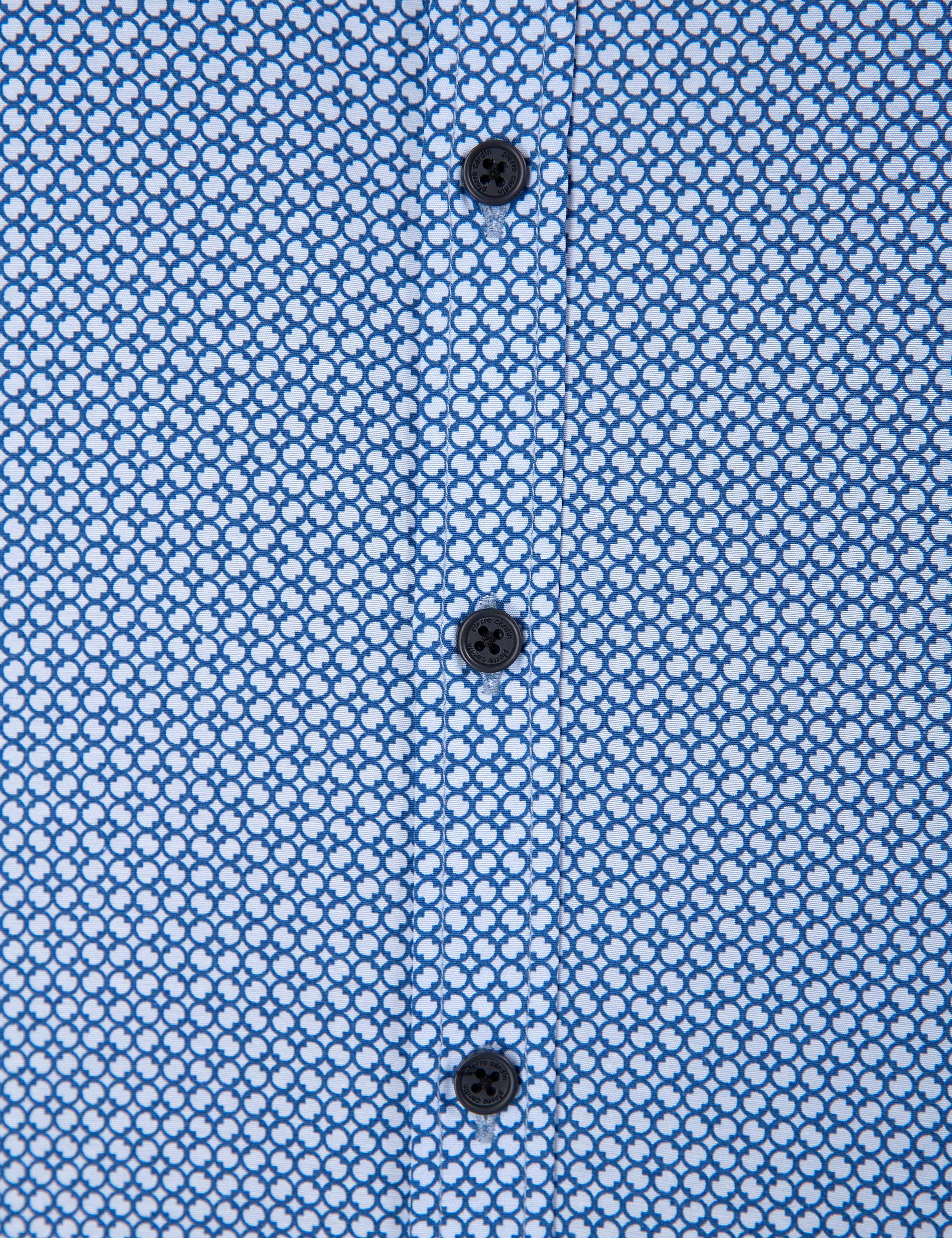 Mavi Slim Fit Gömlek - Image 6