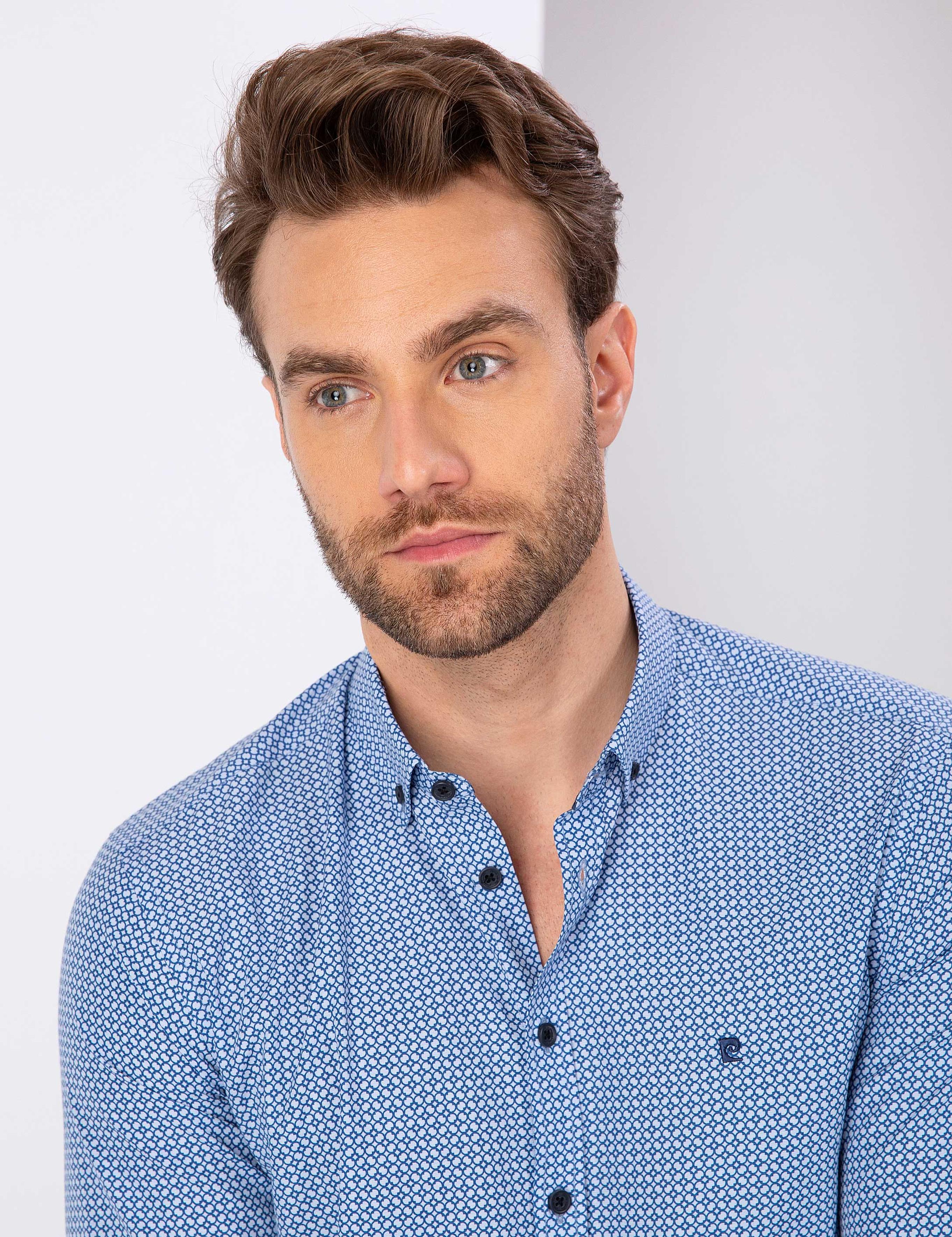 Mavi Slim Fit Gömlek