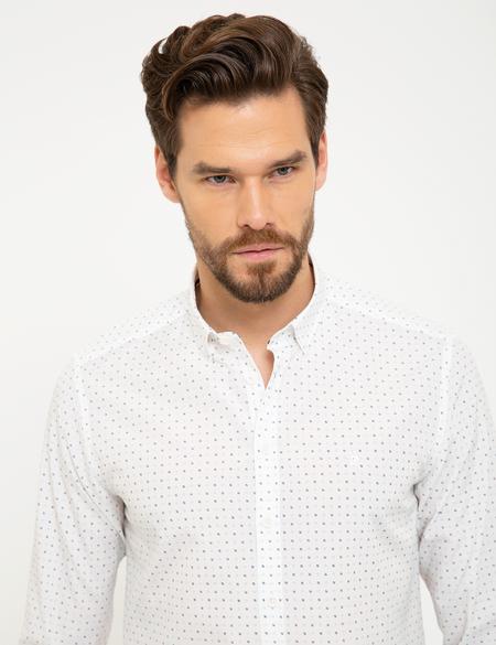 Lacivert Slim Fit Gömlek - 50211175012