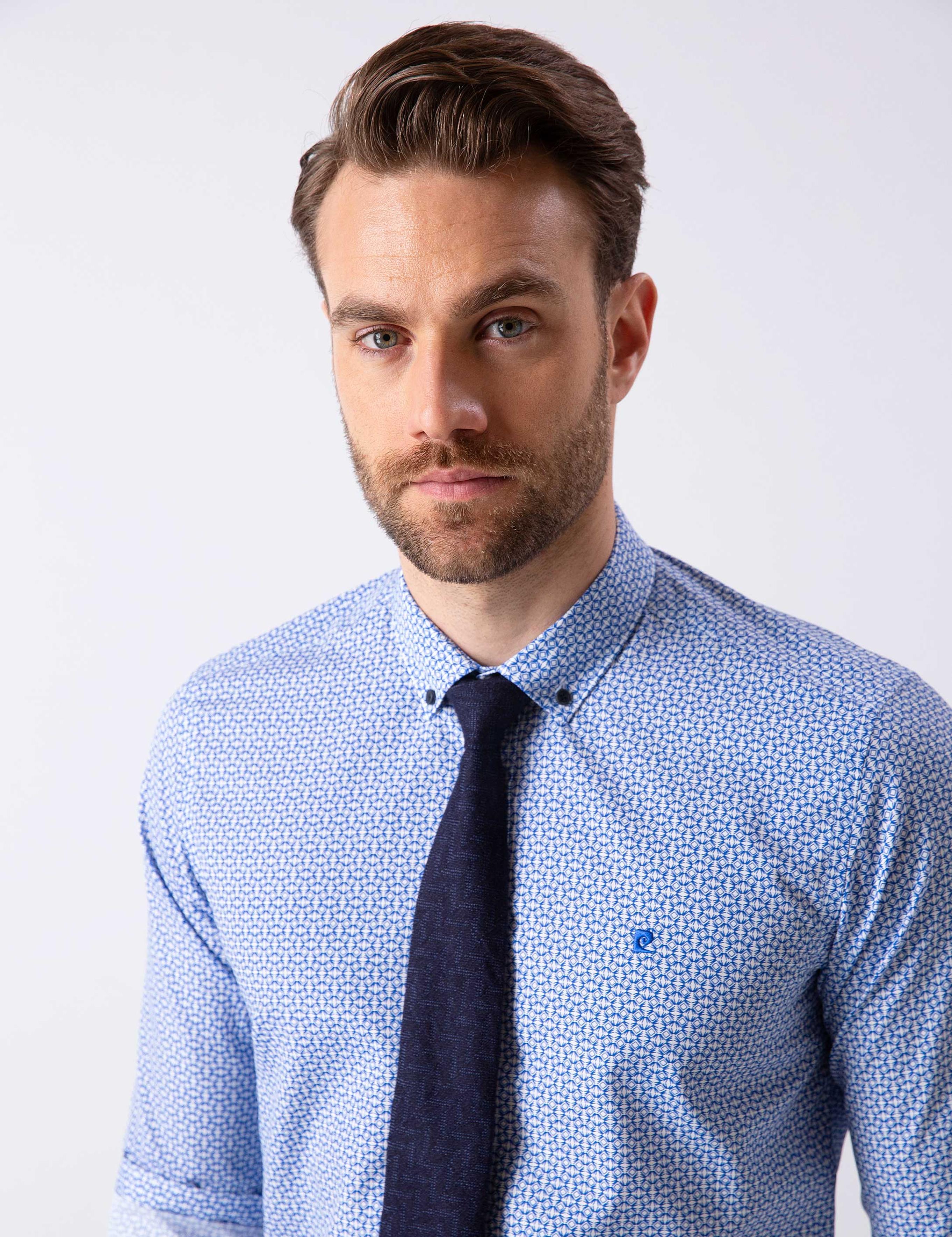 Lacivert Slim Fit Gömlek