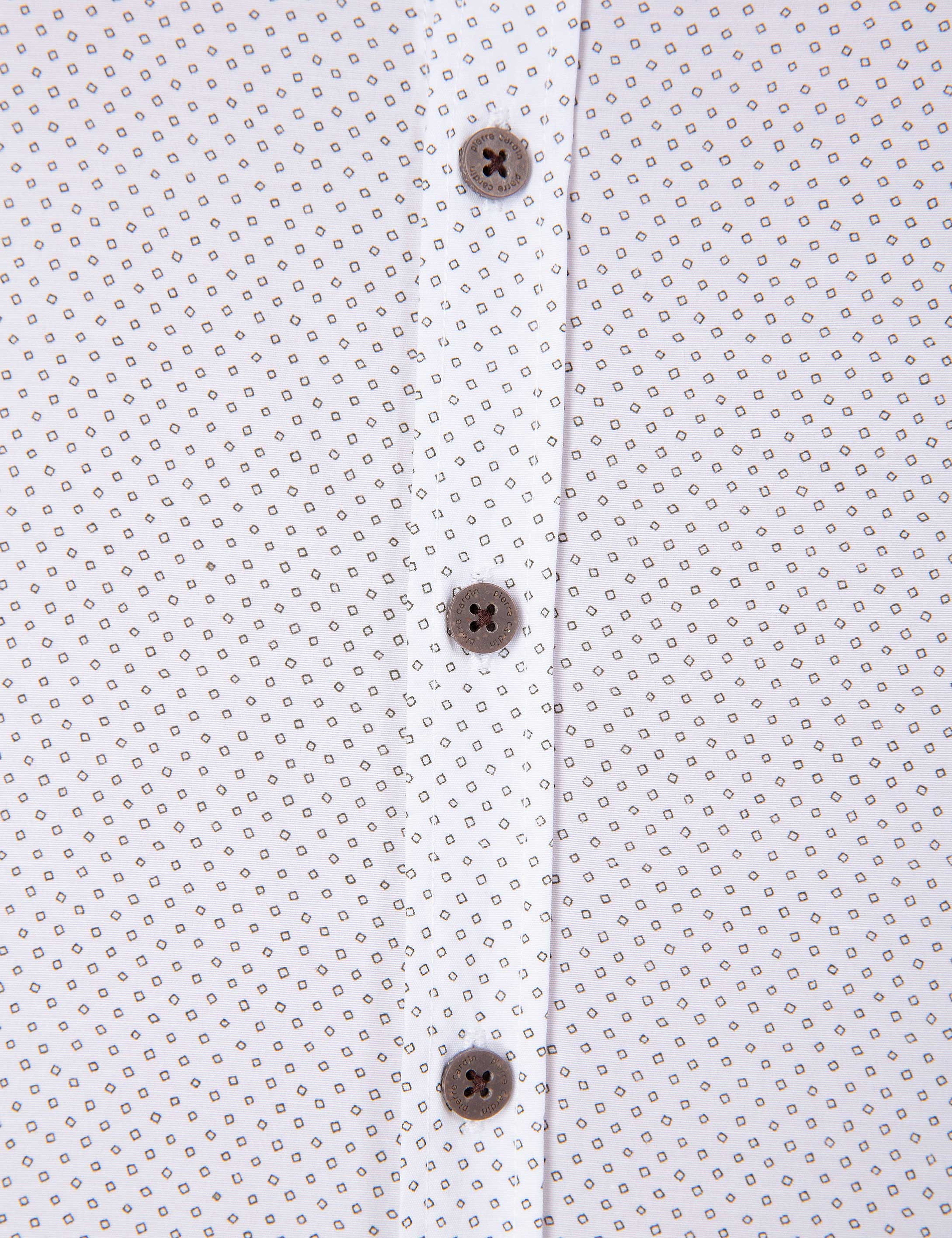 Beyaz Slim Fit Gömlek - Image 7