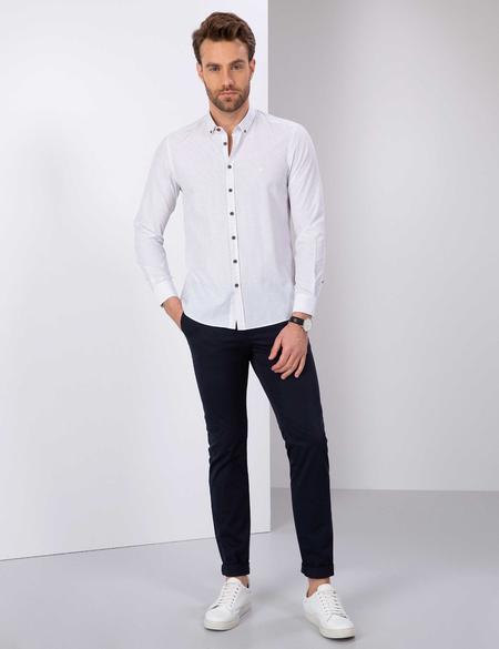 Beyaz Slim Fit Gömlek - 50211181005