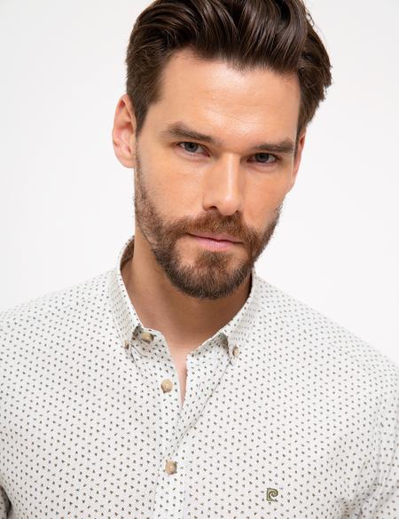 Haki Slim Fit Uzun Kollu Gömlek - 50211182005