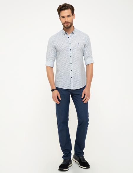 Lacivert Slim Fit Gömlek - 50211182014