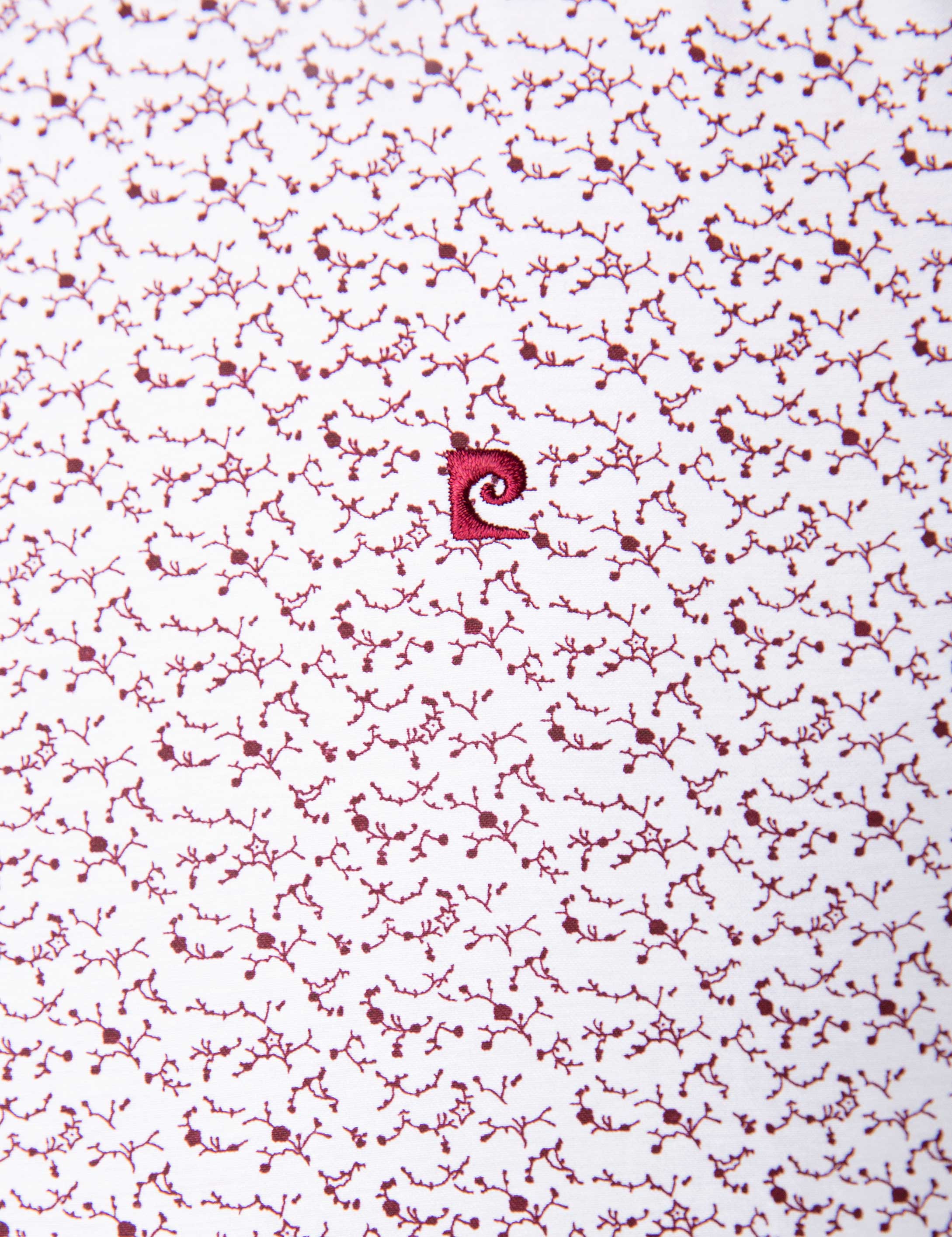Bordo Slim Fit Gömlek