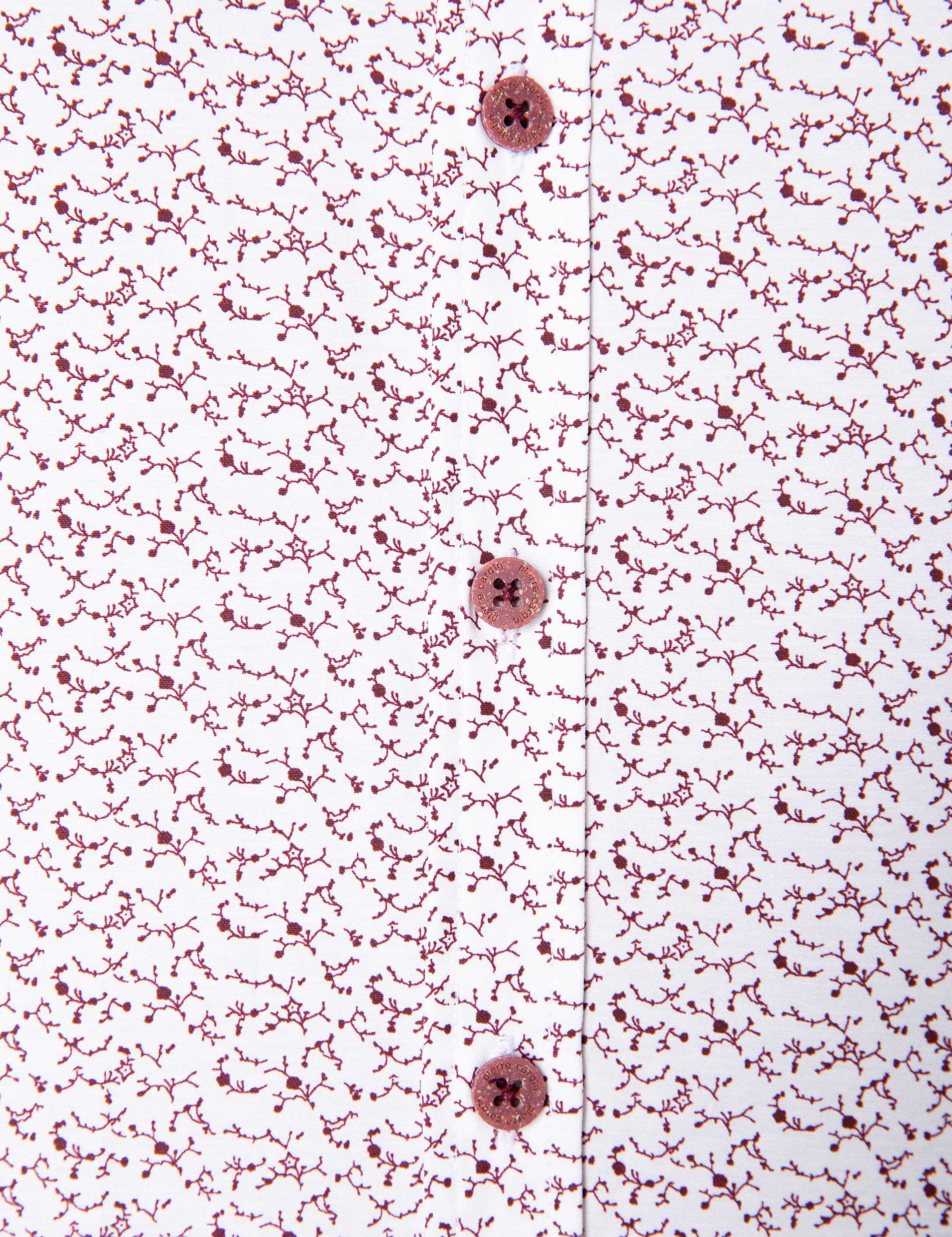 Bordo Slim Fit Gömlek