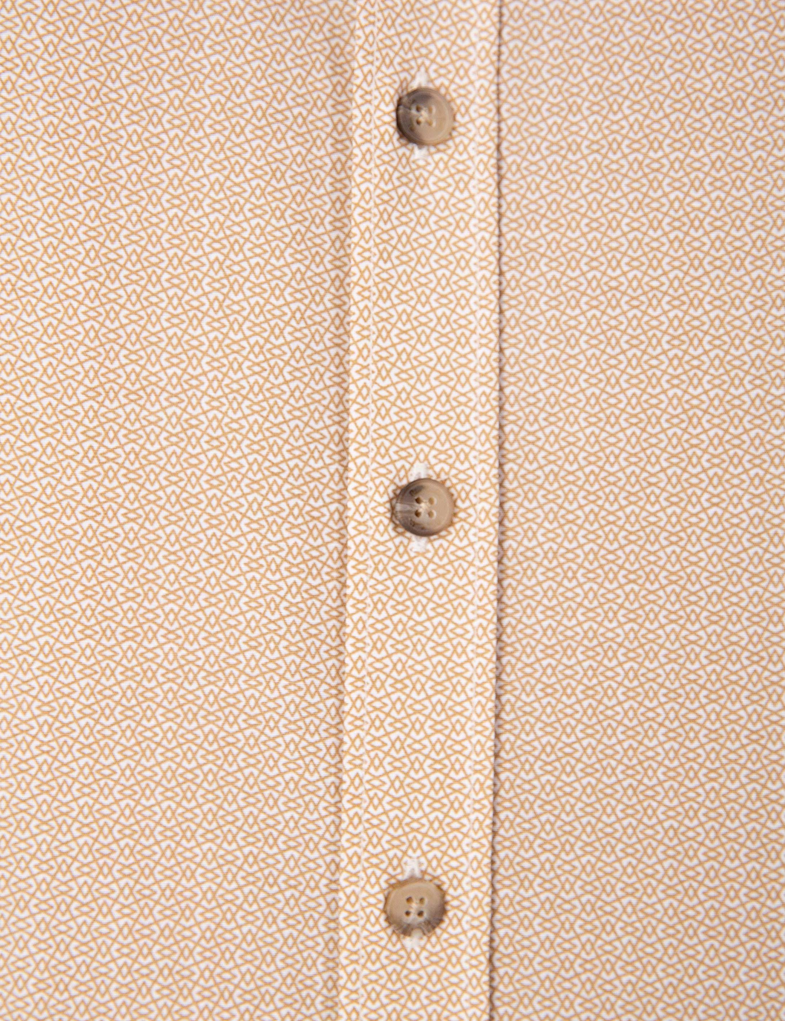 Bej Slim Fit Gömlek