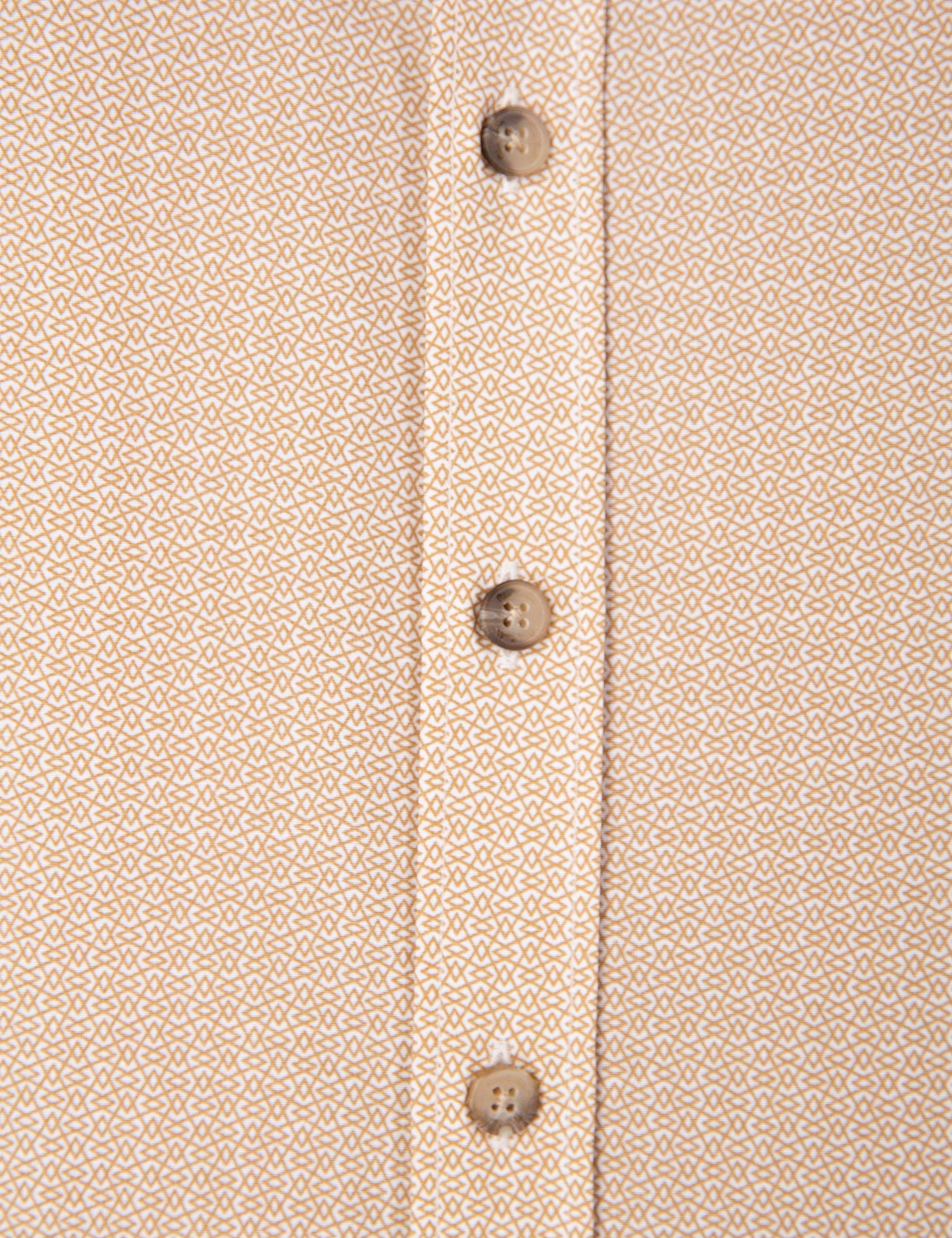 Bej Slim Fit Gömlek