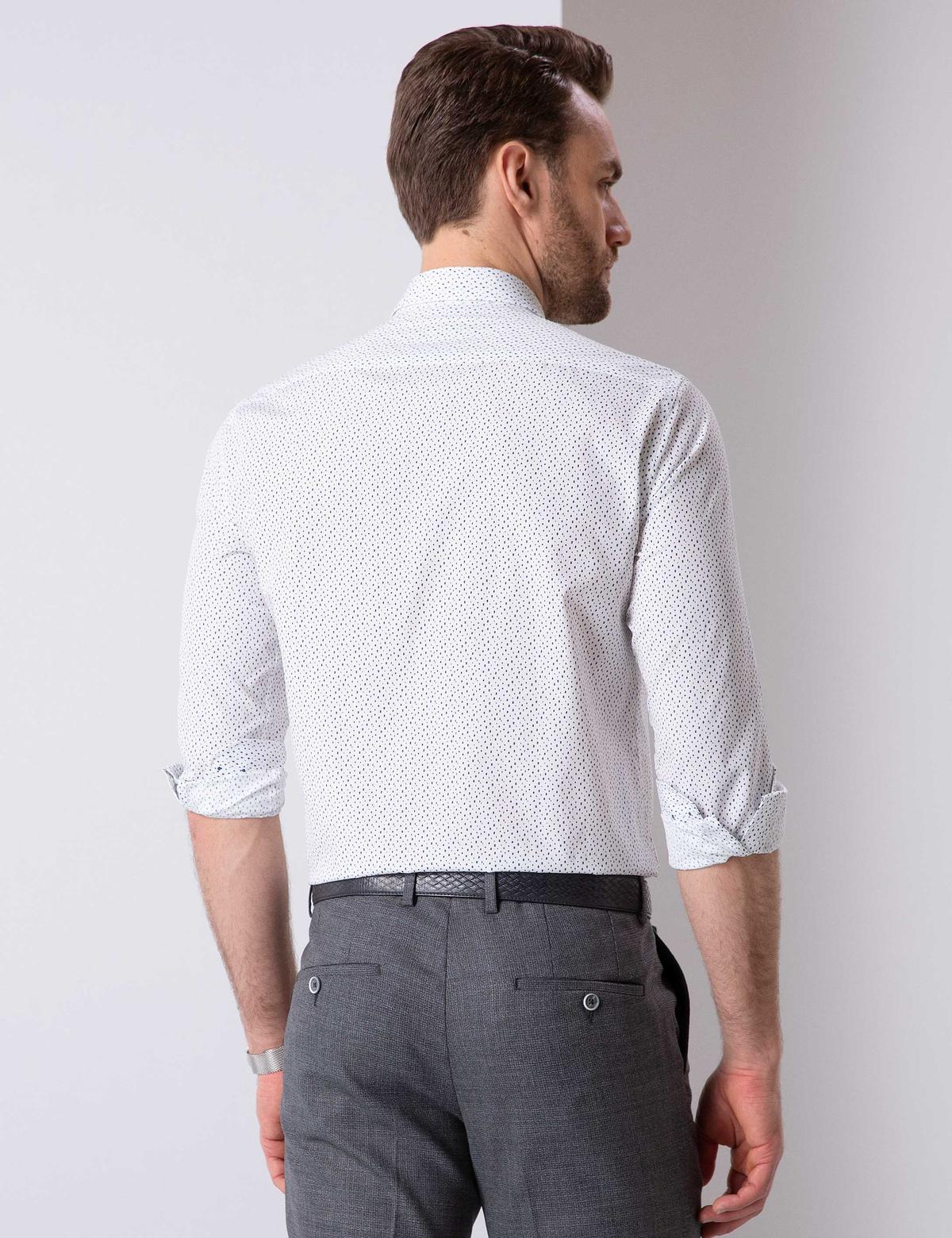 Lacivert Slim Fit Gömlek - 50211185014