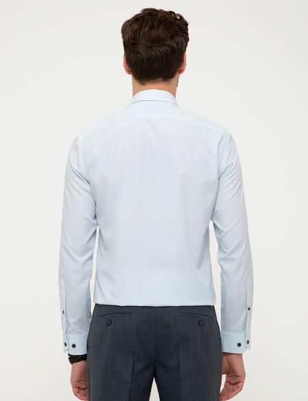Açık Mavi Slim Fit Gömlek - 50211187013