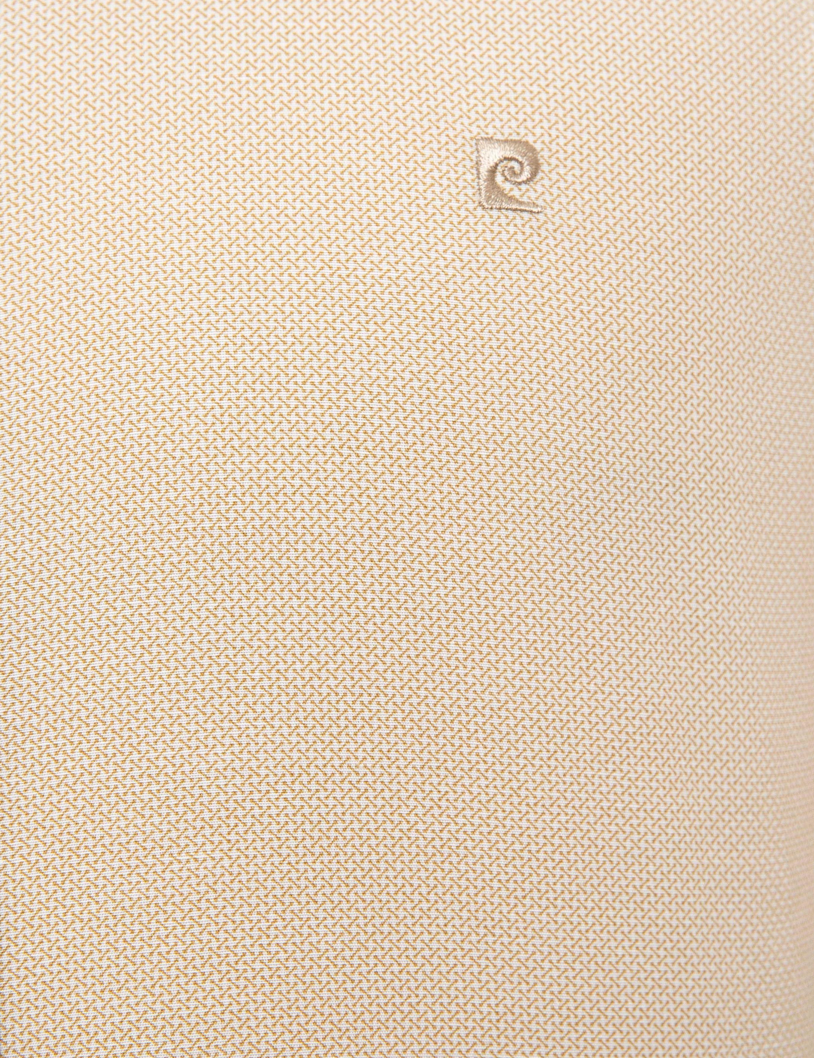 Bej Slim Fit Uzun Kollu Gömlek