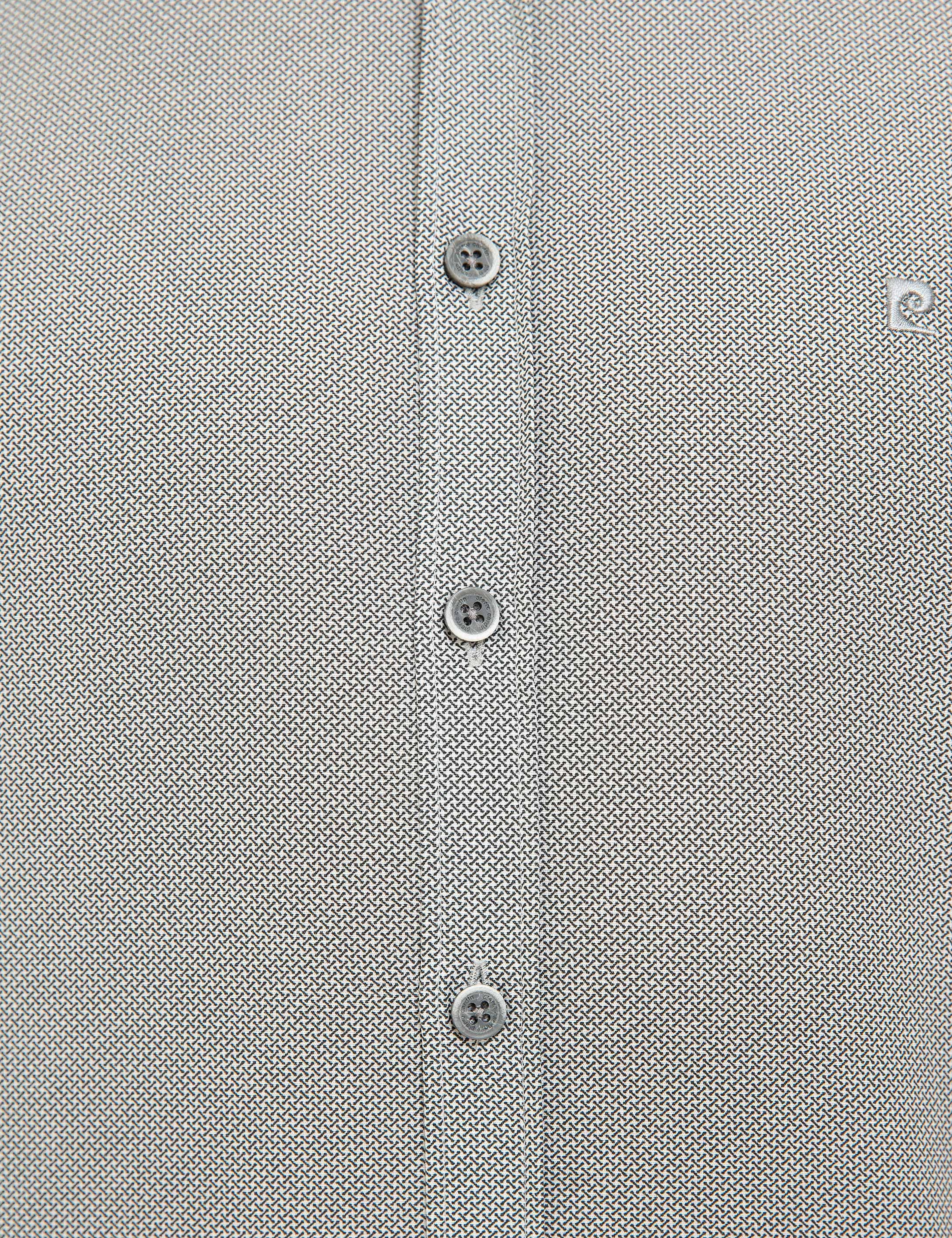 Antrasit Gri Slim Fit Gömlek - Image 6