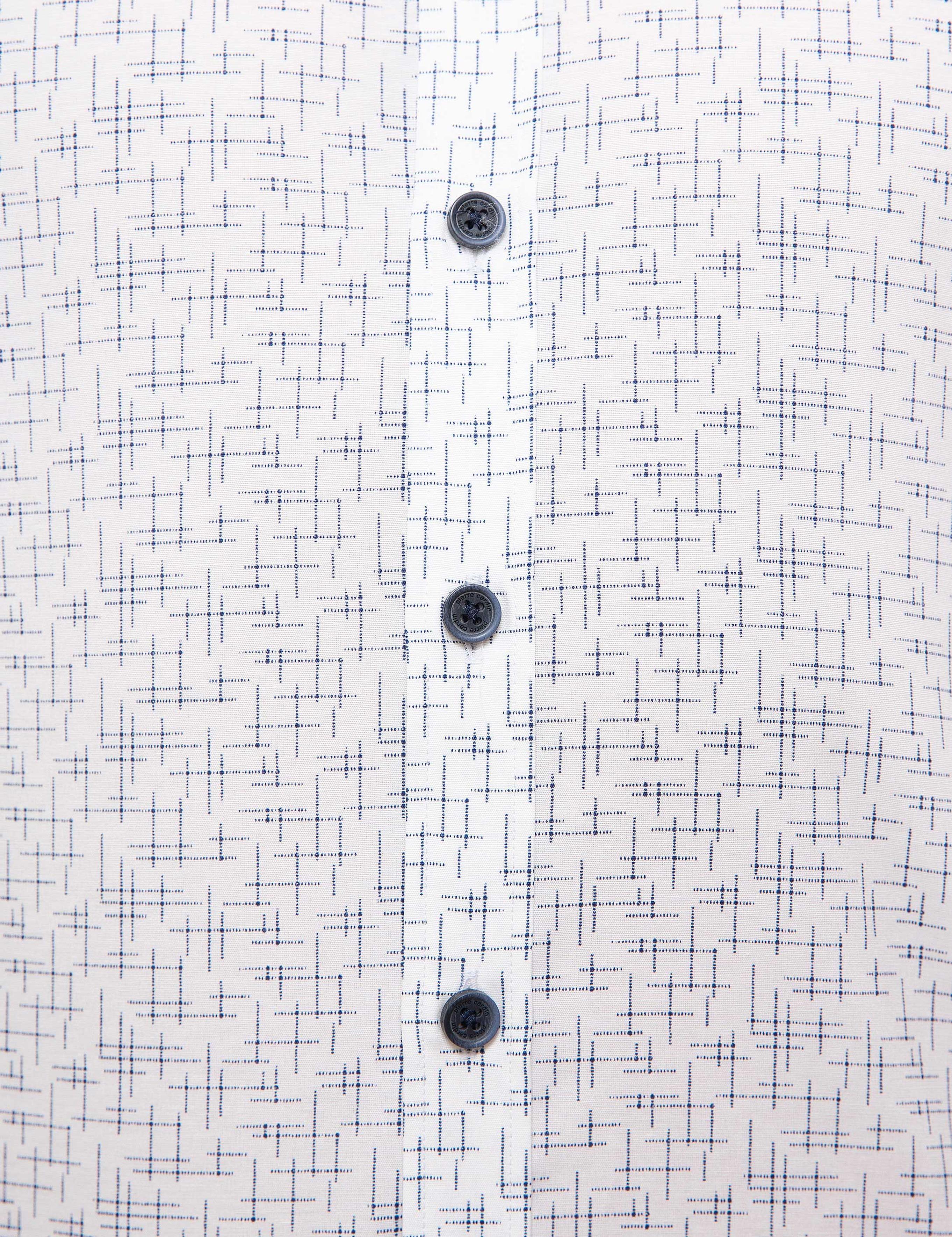 Lacivert Slim Fit Uzun Kollu Gömlek