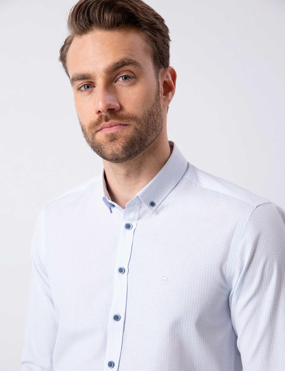 Açık Mavi Slim Fit Gömlek - 50211189003