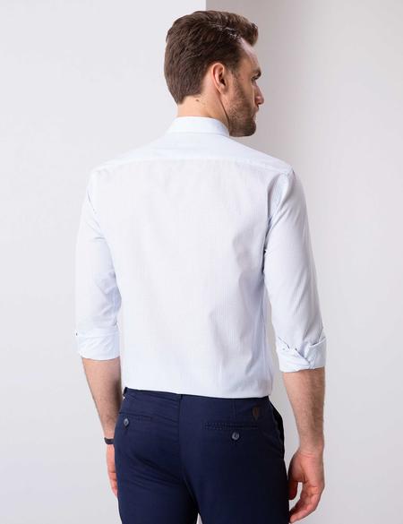 Açık Mavi Slim Fit Gömlek - 50211189003