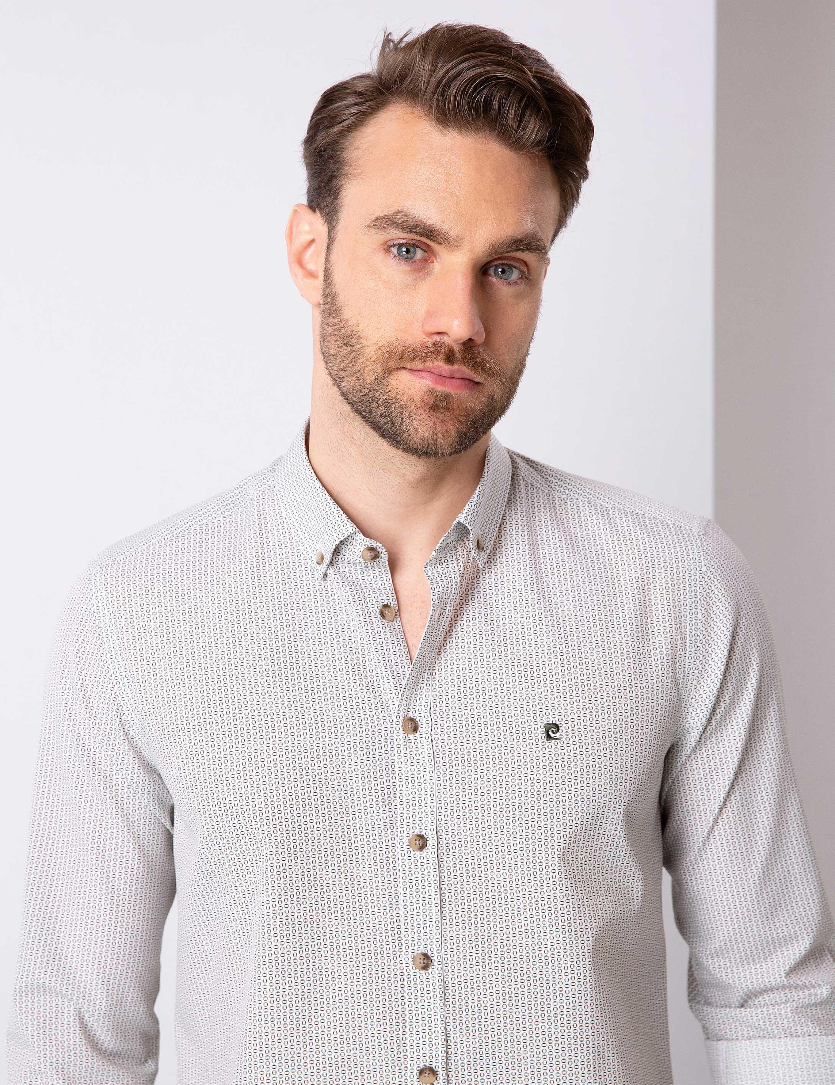 Haki Slim Fit Gömlek