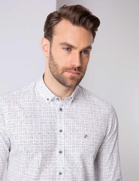 Gri Slim Fit Gömlek - 50211190005