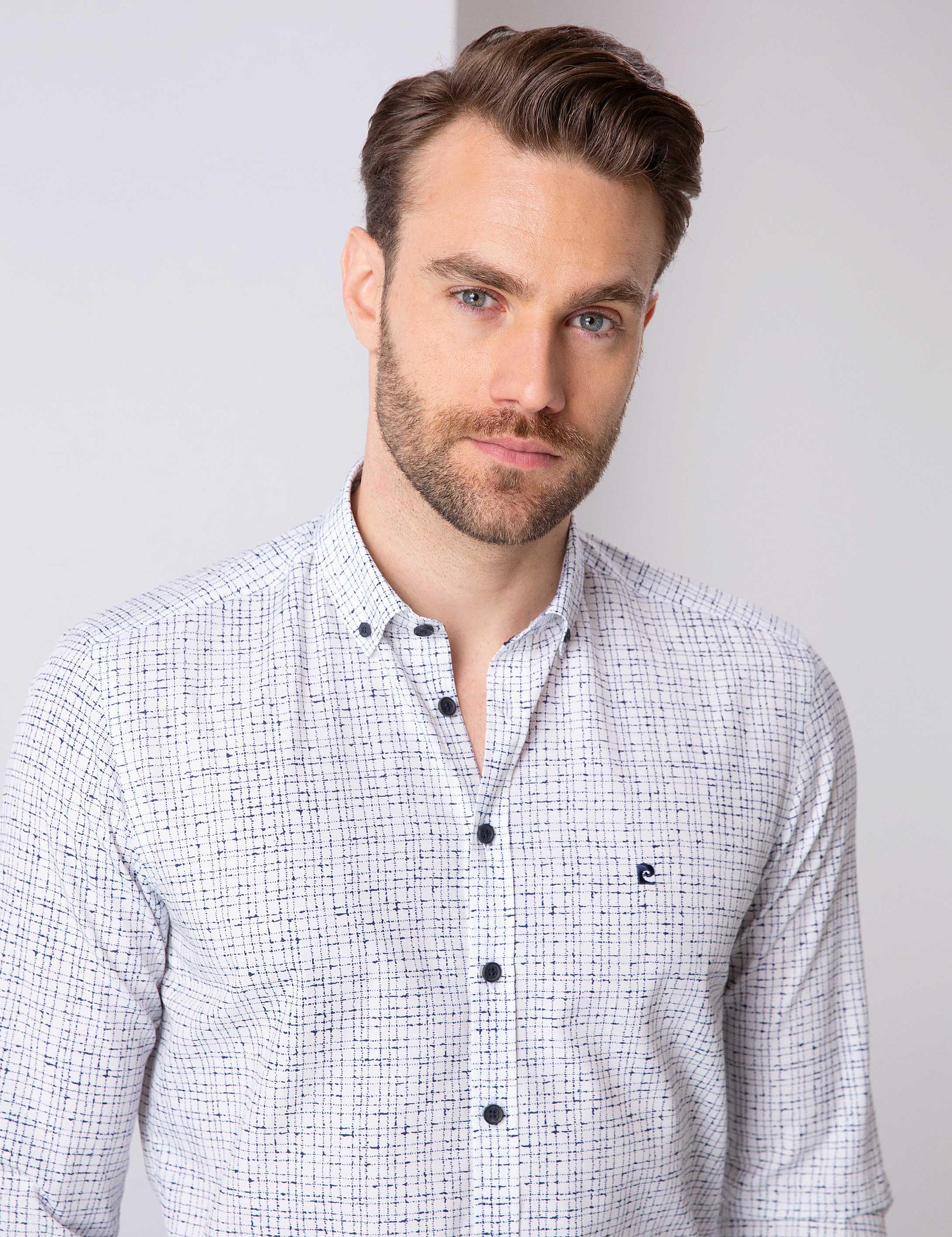 Lacivert Slim Fit Gömlek