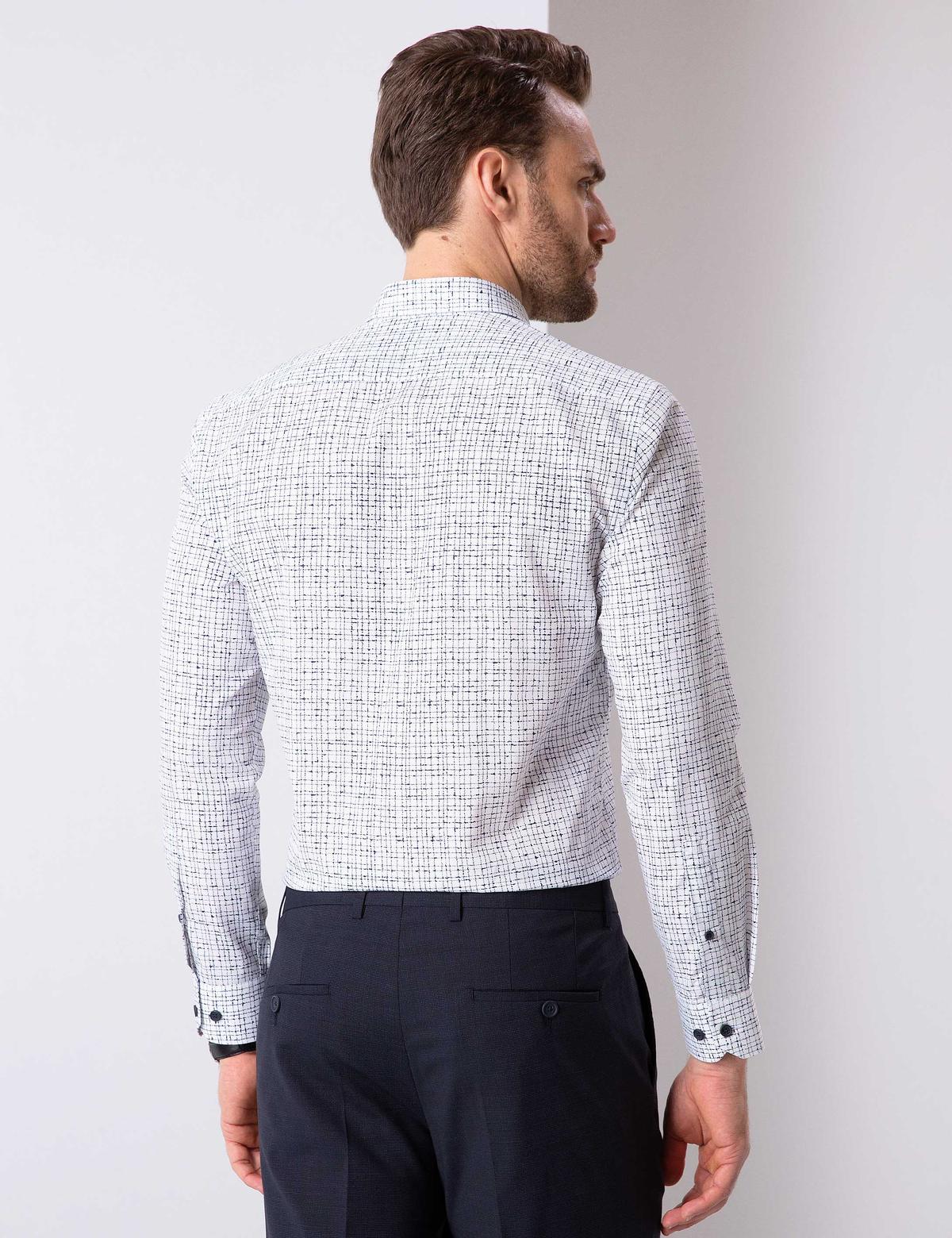 Lacivert Slim Fit Gömlek - 50211190013