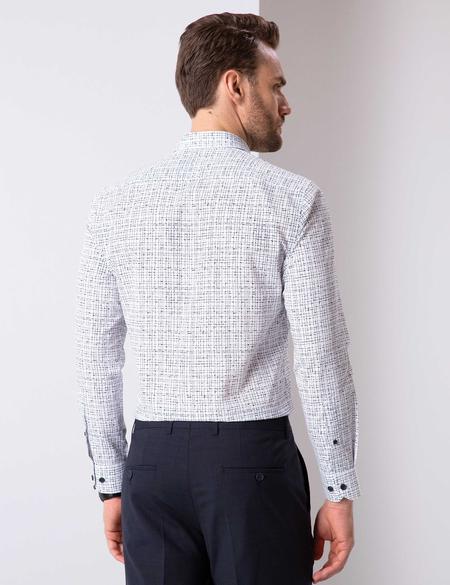 Lacivert Slim Fit Gömlek - 50211190013