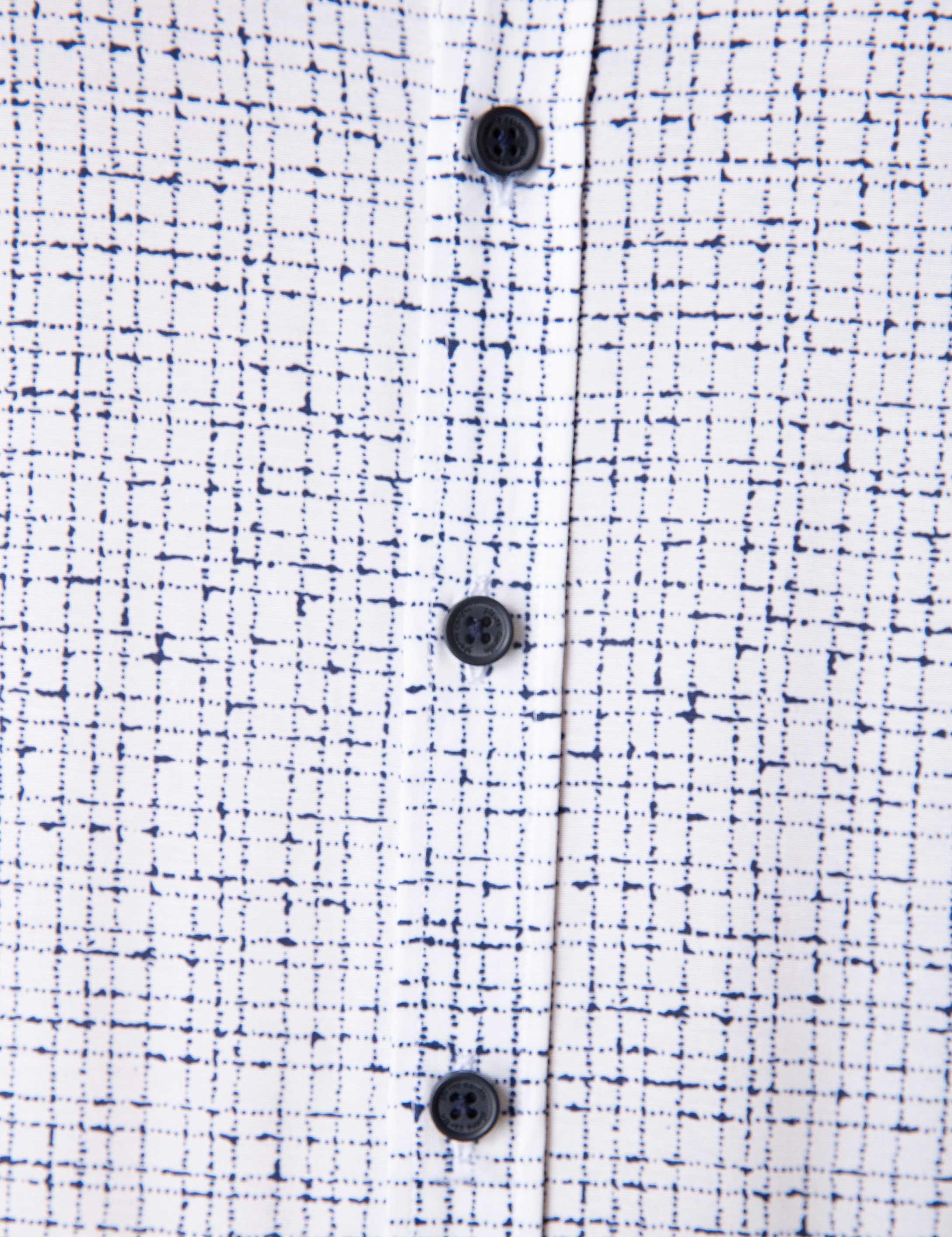 Lacivert Slim Fit Gömlek