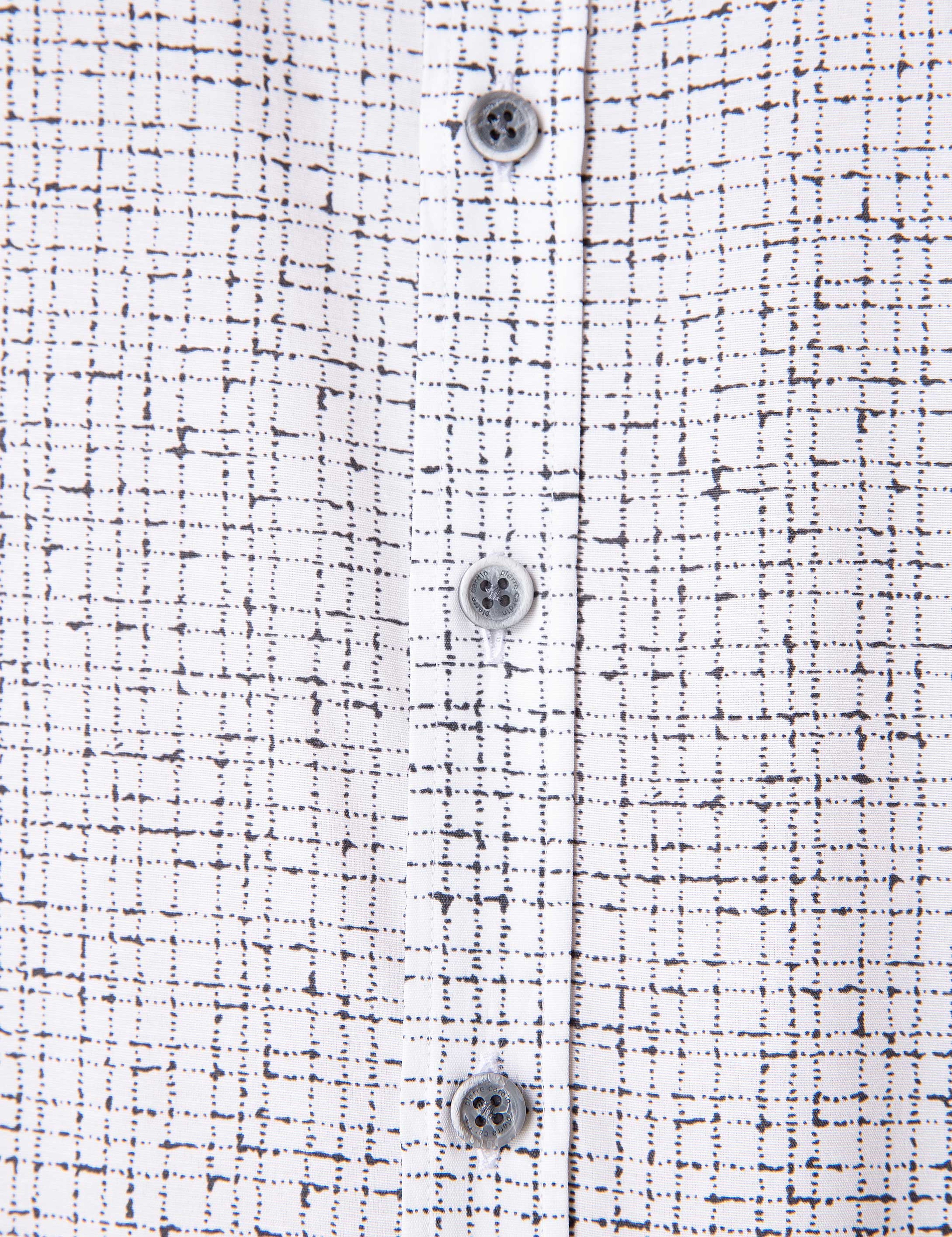 Gri Slim Fit Gömlek - Image 7
