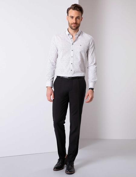 Gri Slim Fit Gömlek - 50211190005