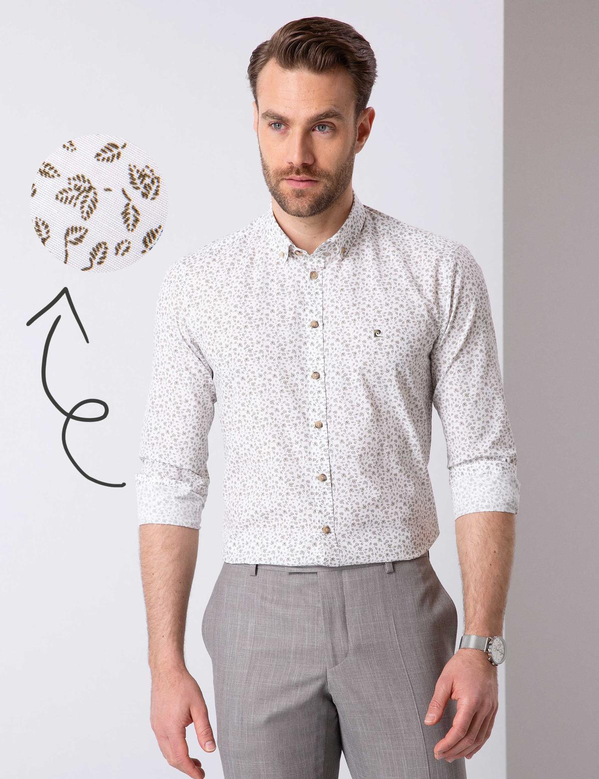 Beyaz Slim Fit Gömlek