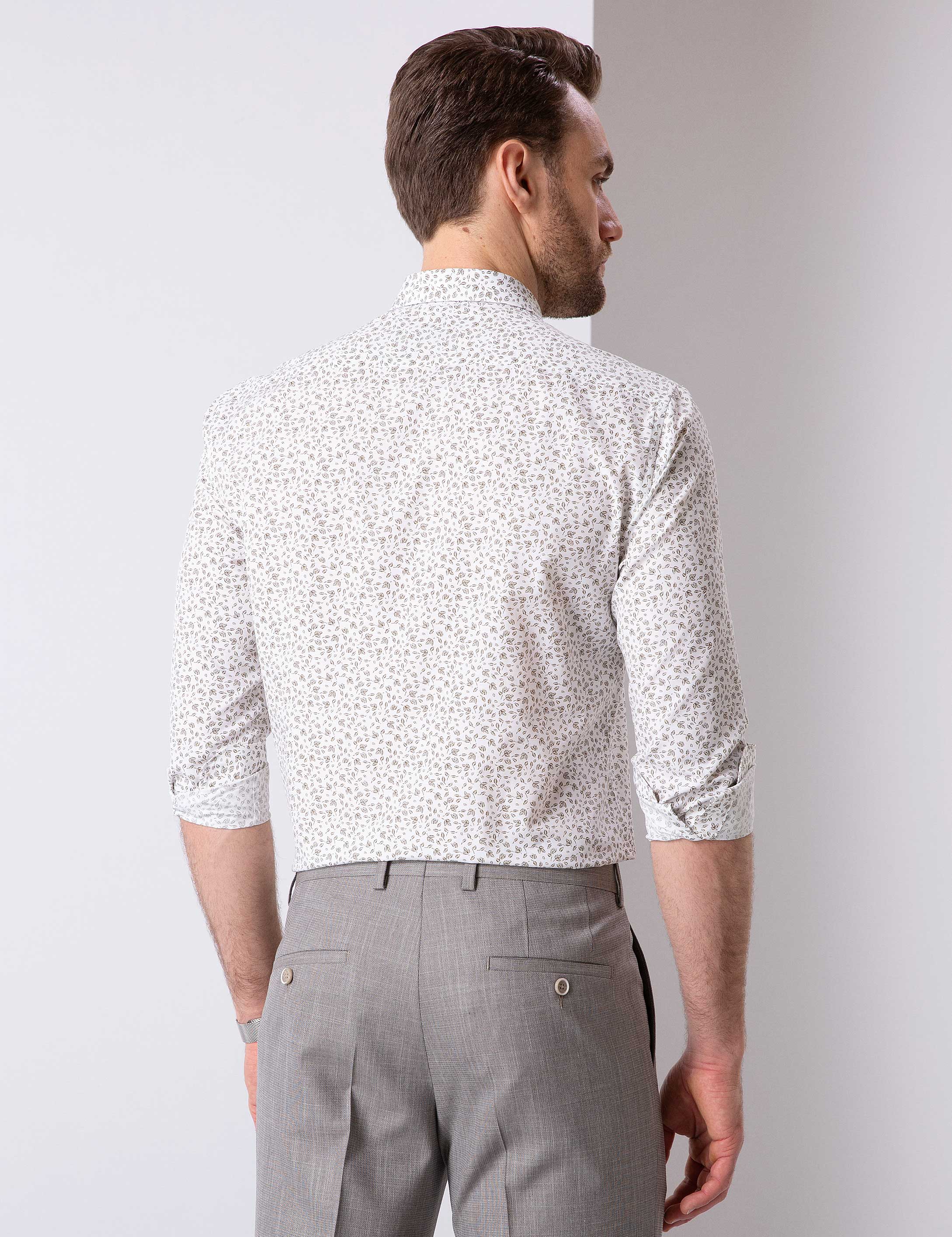 Beyaz Slim Fit Gömlek
