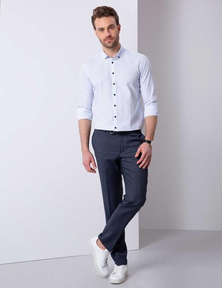 Lacivert Slim Fit Gömlek - 50211194003