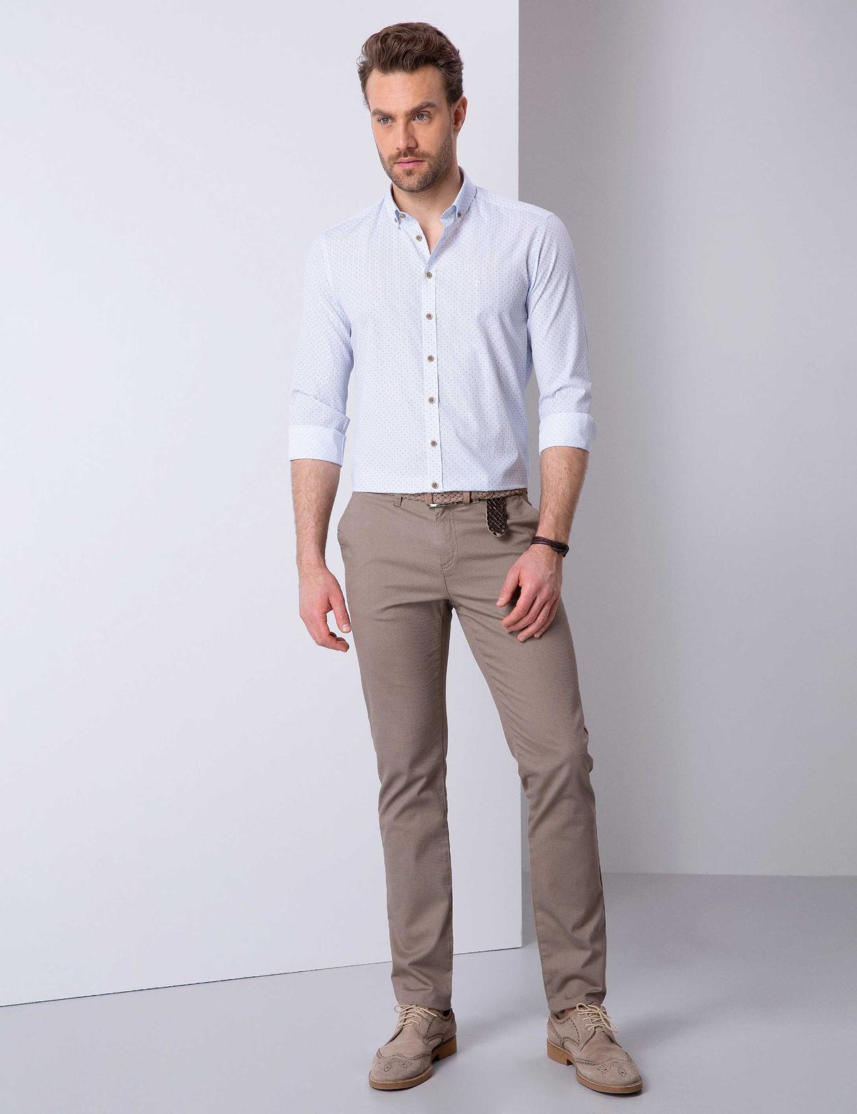 Mavi Slim Fit Uzun Kollu Gömlek - 50211194012