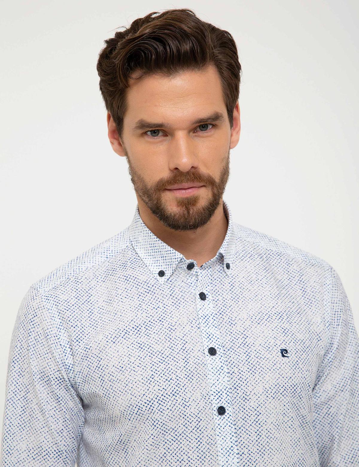 Beyaz Slim Fit Gömlek - 50211195012