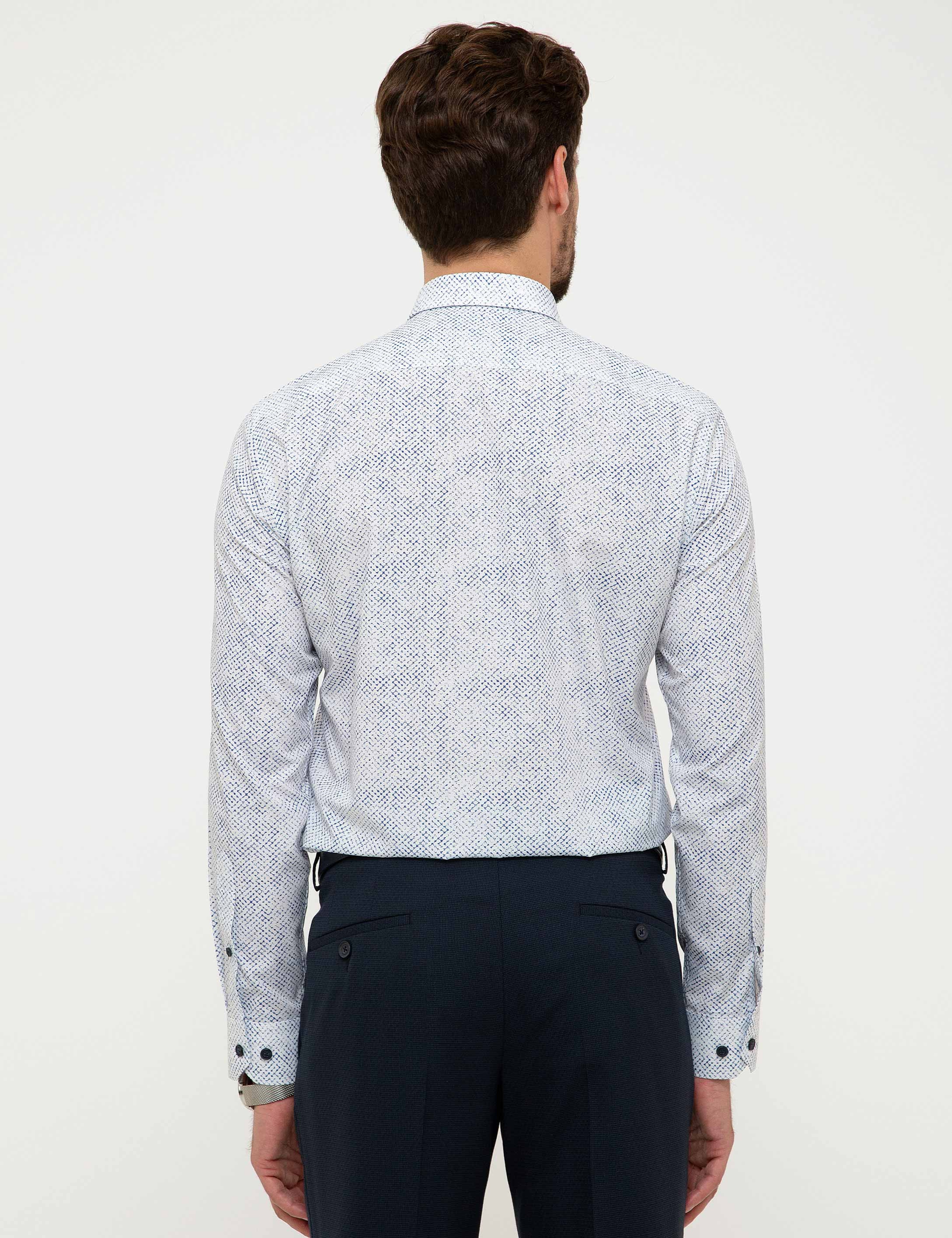 Beyaz Slim Fit Gömlek